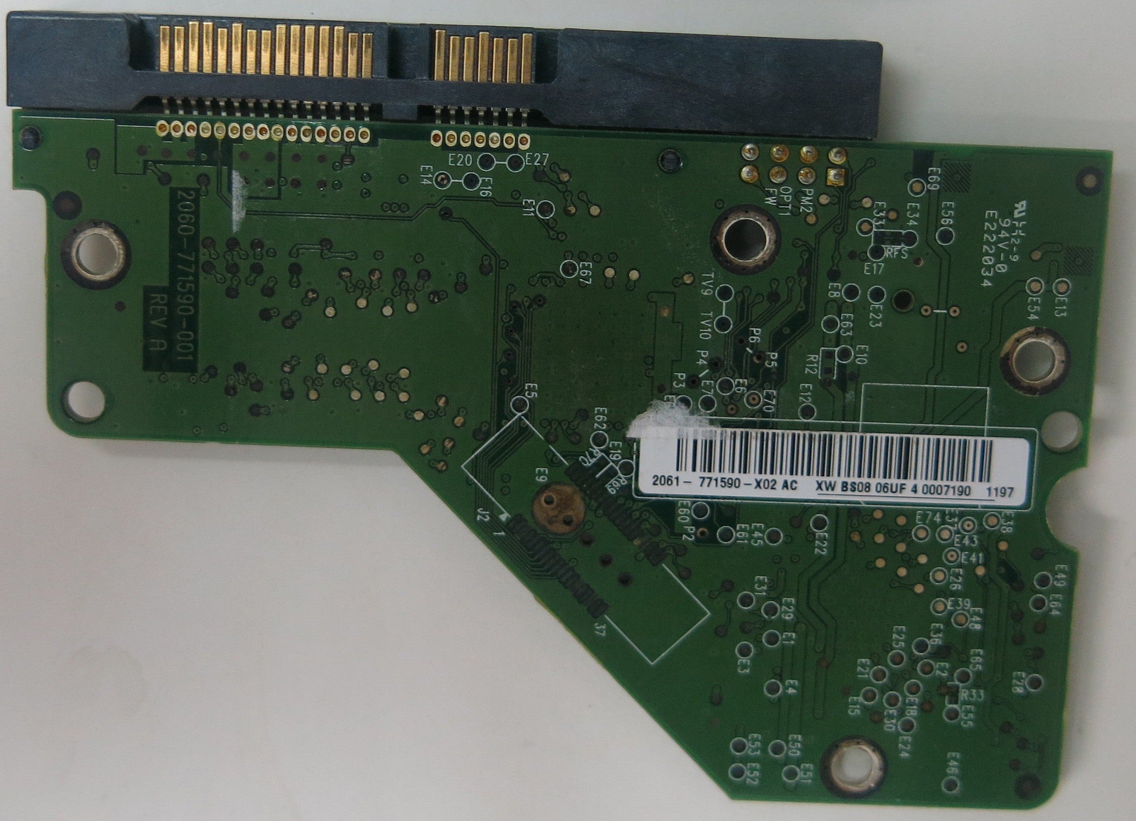 WD3200AAJS-00L7A0, DCM  HGRCHTJCE, 2060-771590-001 REV A PCB