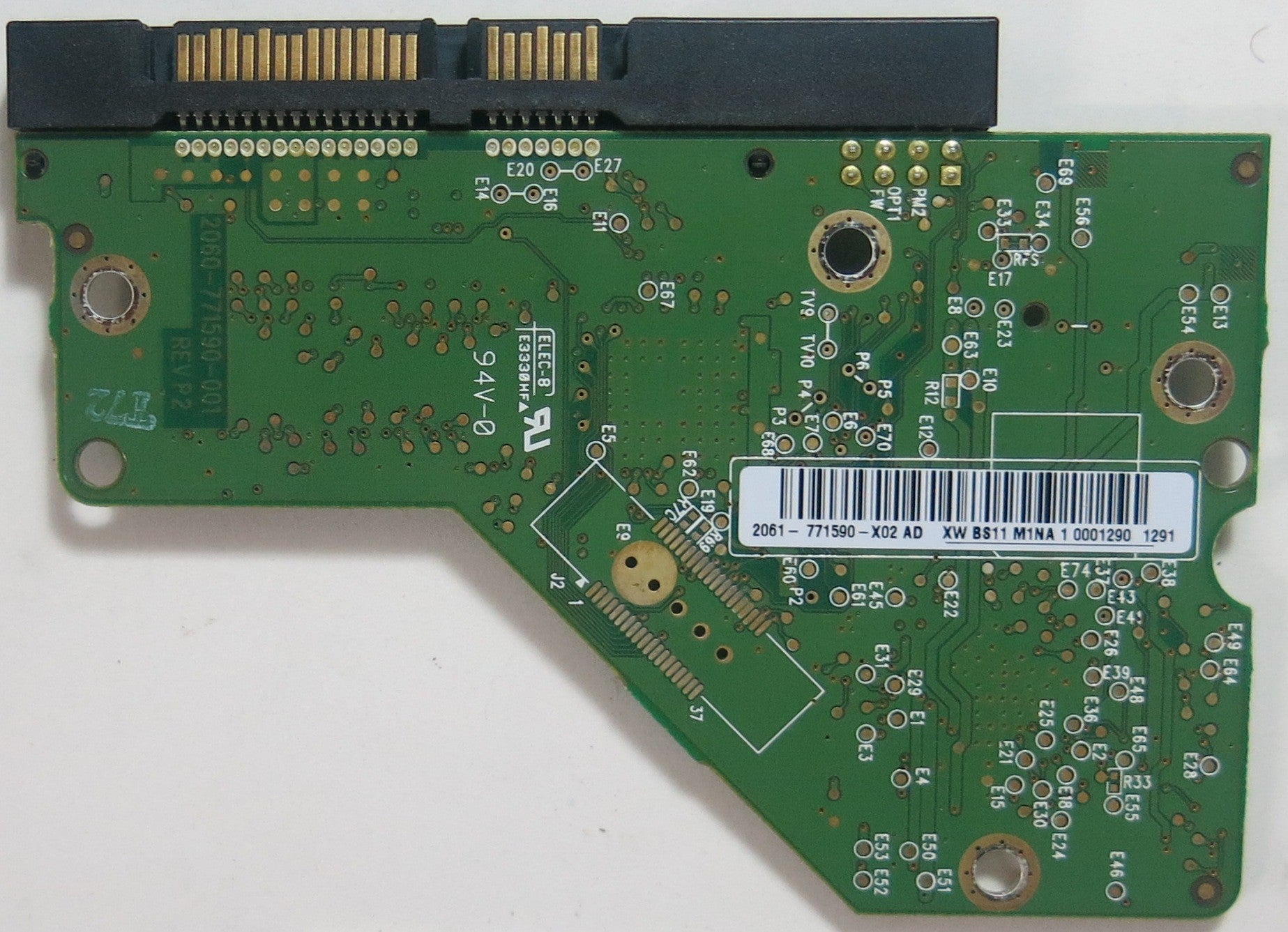 WD3200AAJS-56M0A0, 2060-771590-001 REV P2 PCB