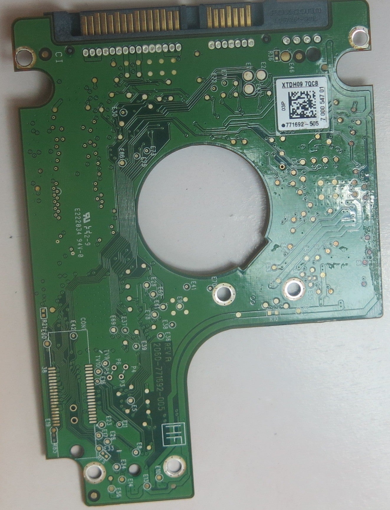 WD3200BEKT-60PVMT0 DCM HHCTJHNB 2060-771692-005 REV A PCB