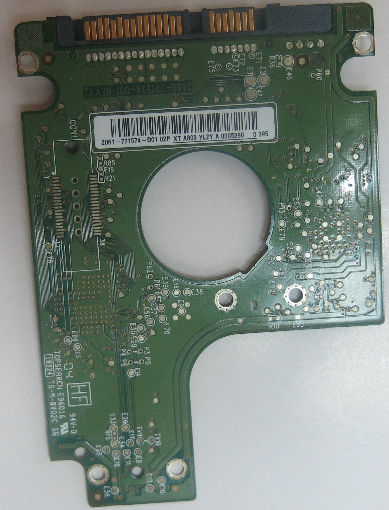 WD3200BEKT-60V5T1 DCM HHNTJABB 2060-771574-001 REV P1 PCB