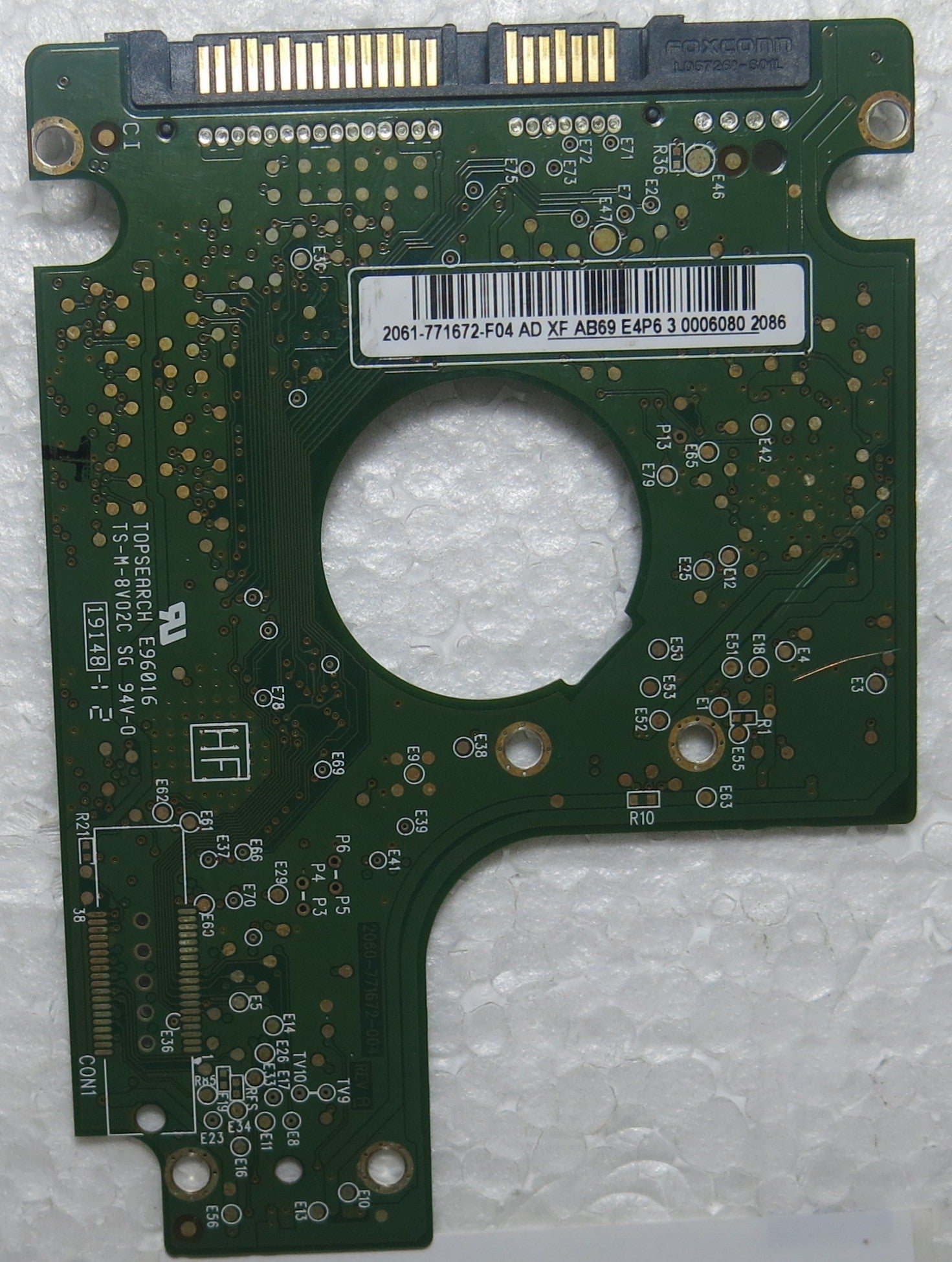 WD3200BEVT-00A0RT0 DCM DA0TJA 2060-771672-004 REV A PCB