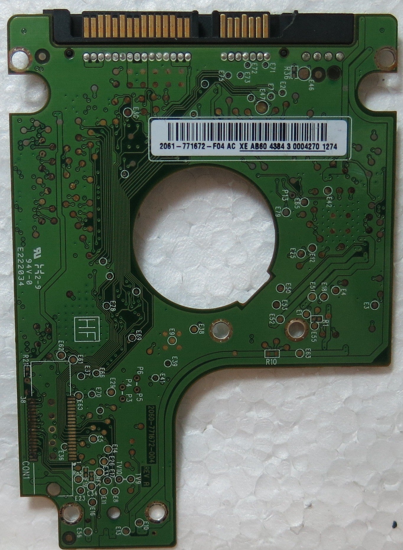 WD3200BEVT-60A23T0 DCM EHCTJHNB 2060-771672-004 REV A PCB