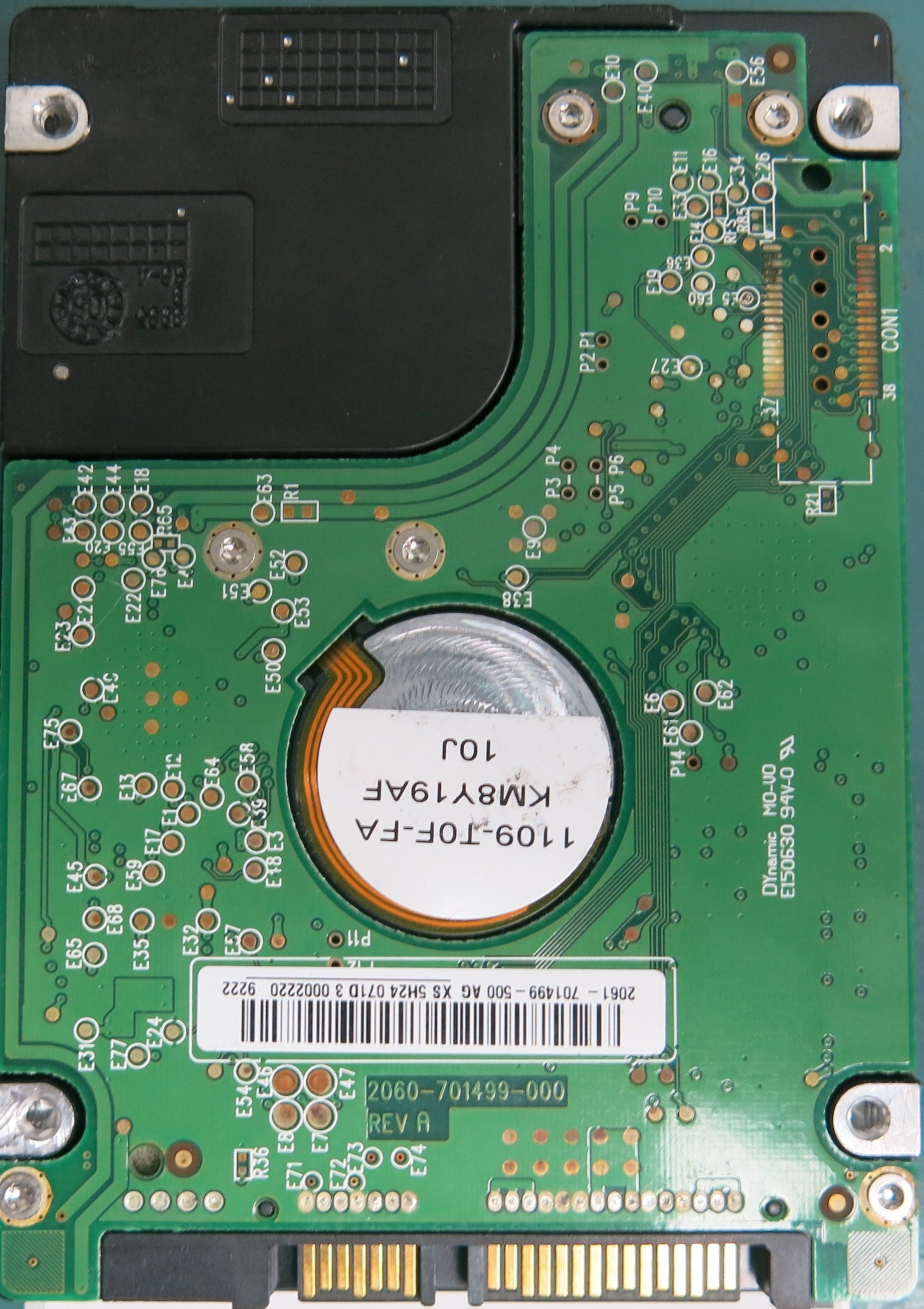 WD3200BEVT-60ZCT1, DCM HHNT2ABB, 320GB 2.5, PCB 2060-701499-000 REV A