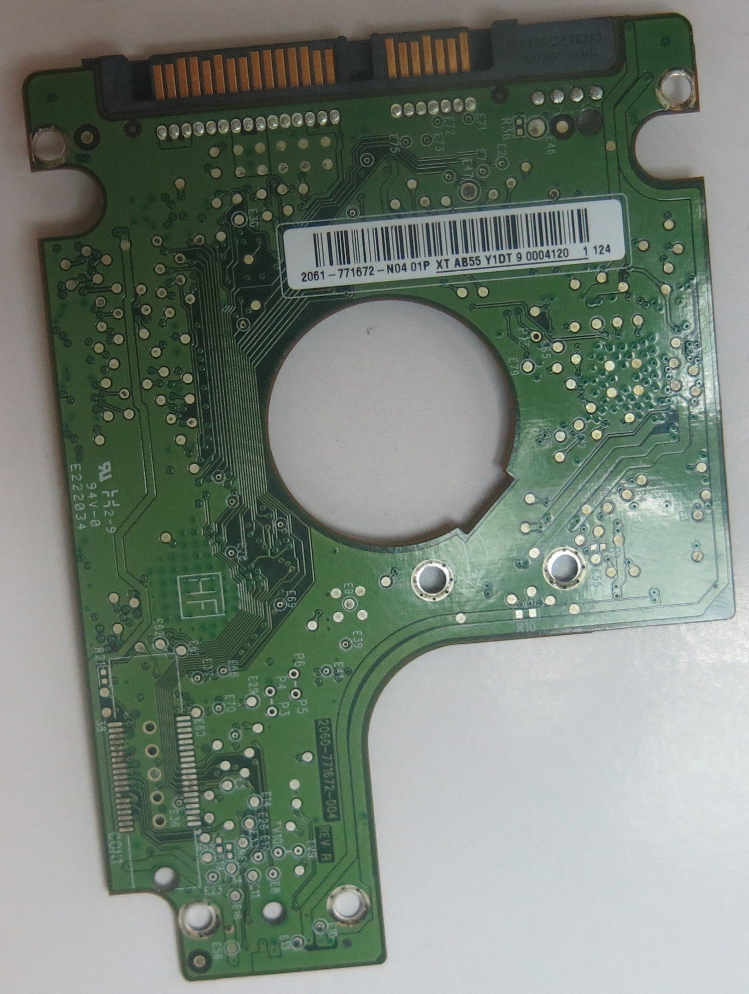 WD3200BEVT-75A23T0 DCM HHMTJHBB 2060-771672-004 REV A PCB