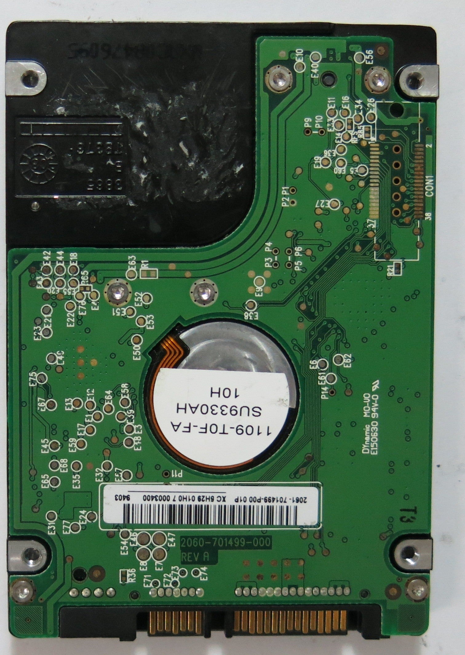 WD3200BEVT-75ZCT2 PN FW HHNTJBBB 320GB