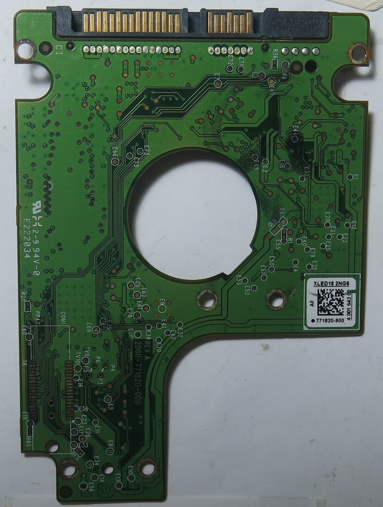 WD3200BPVT-24JJ5T0 DCM EHMVJAB 2060-771820-000 REV A PCB