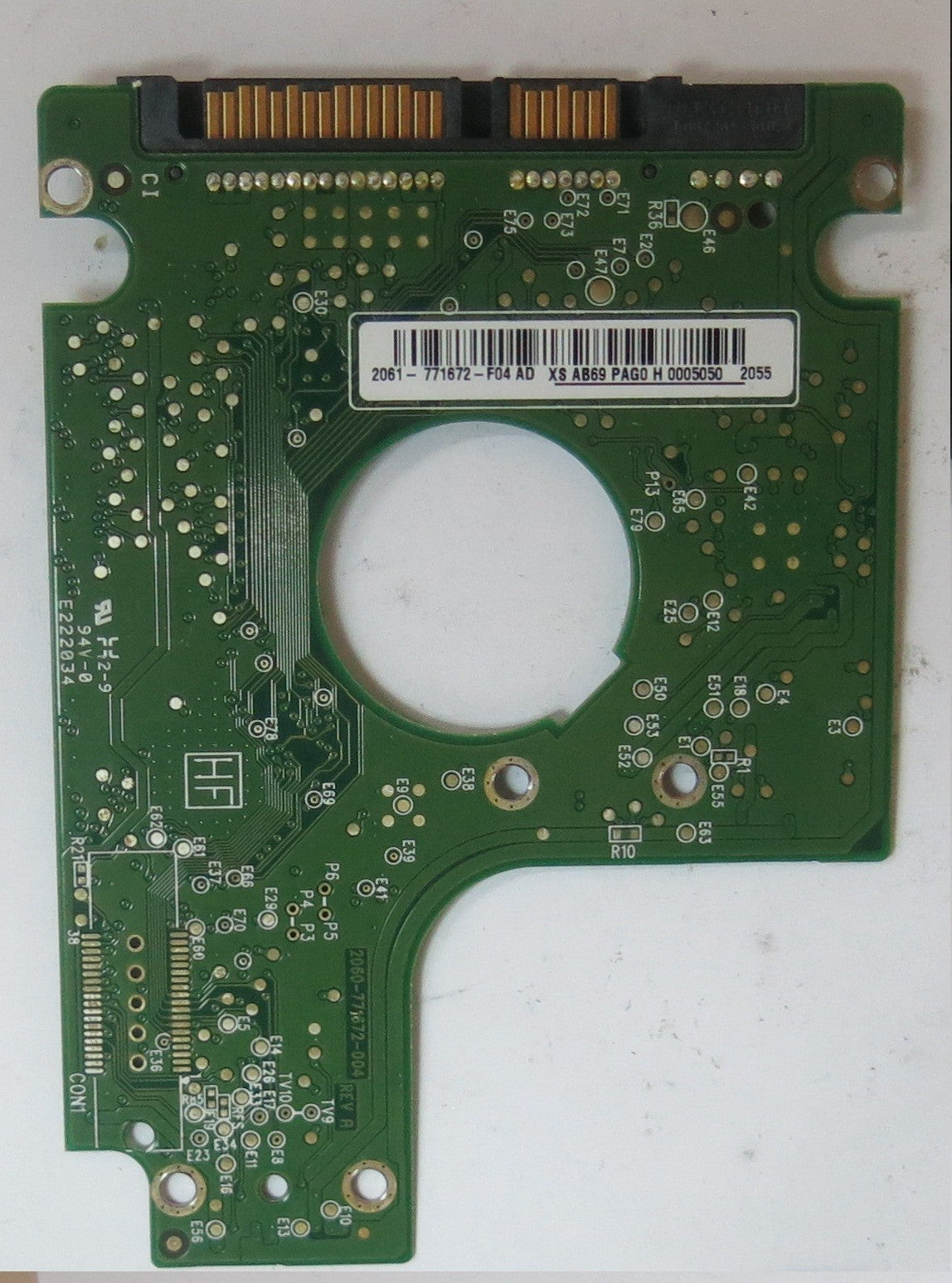 WD3200BVVT-63A26Y0 2060-771672-004 REV A PCB