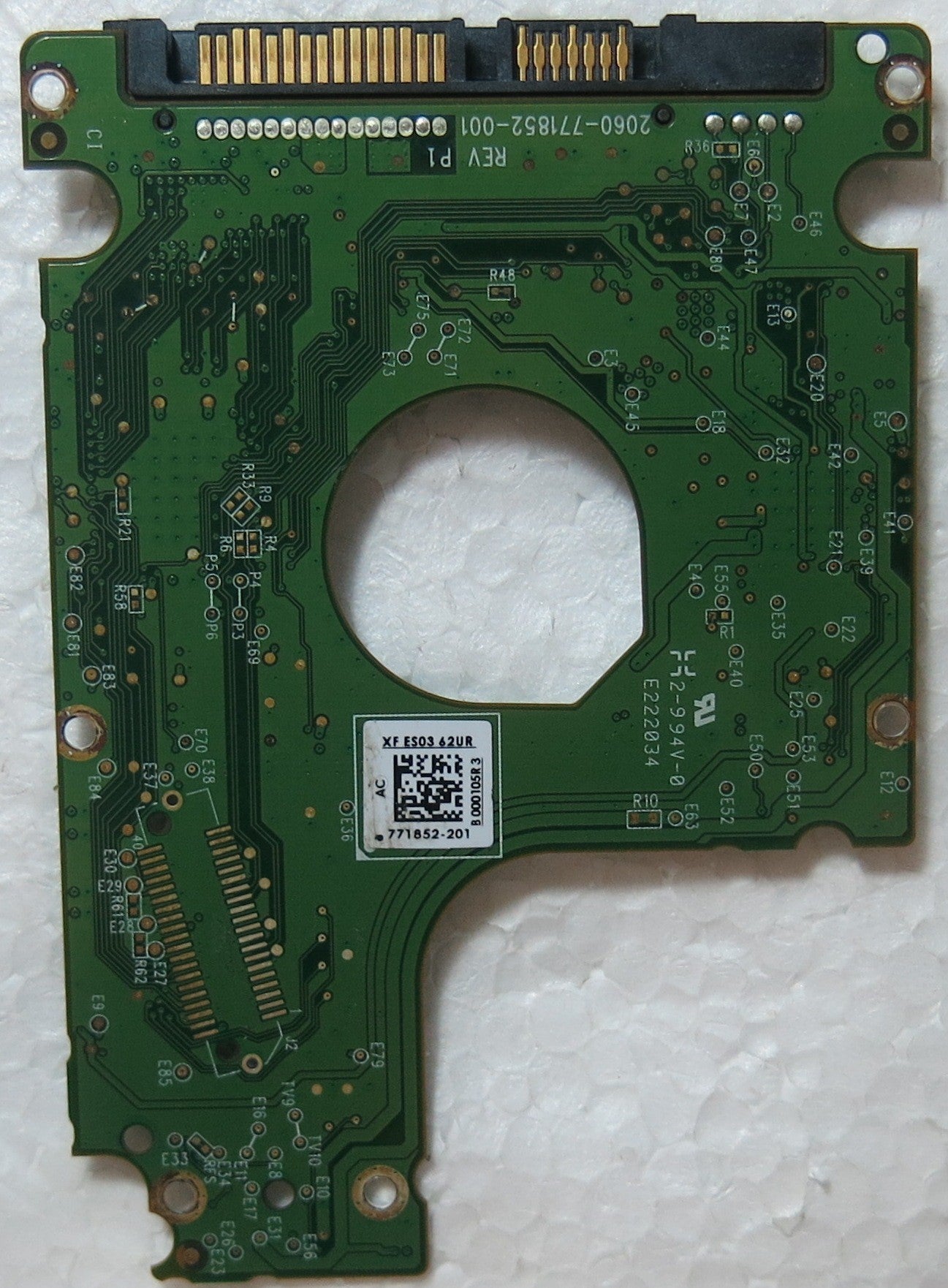 WD3200LPVT-00G33T0  DCM HBOVJBB 2060-771852-001 REV P1 PCB