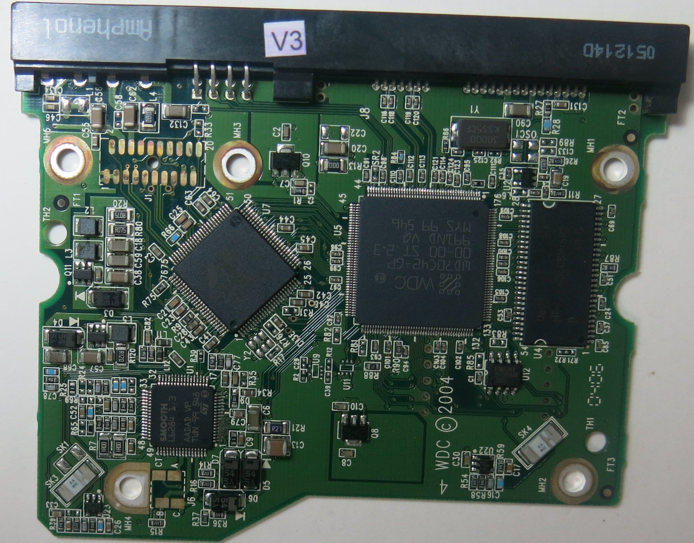 WD4000YR-01PLB0, 2060-701310-004 REV A PCB