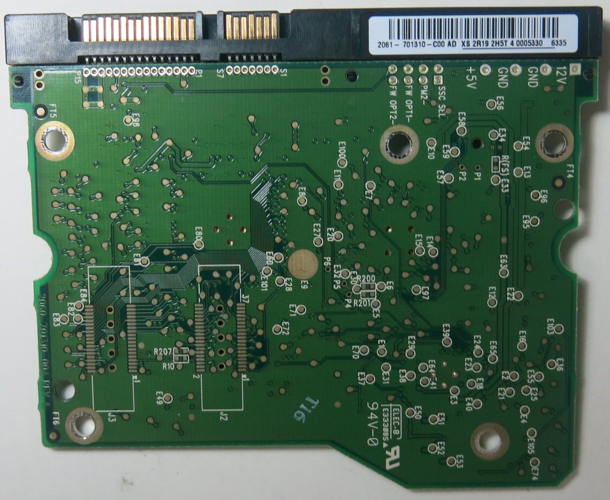 WD4000YR-01PLB0, 2060-701310-004 REV A PCB
