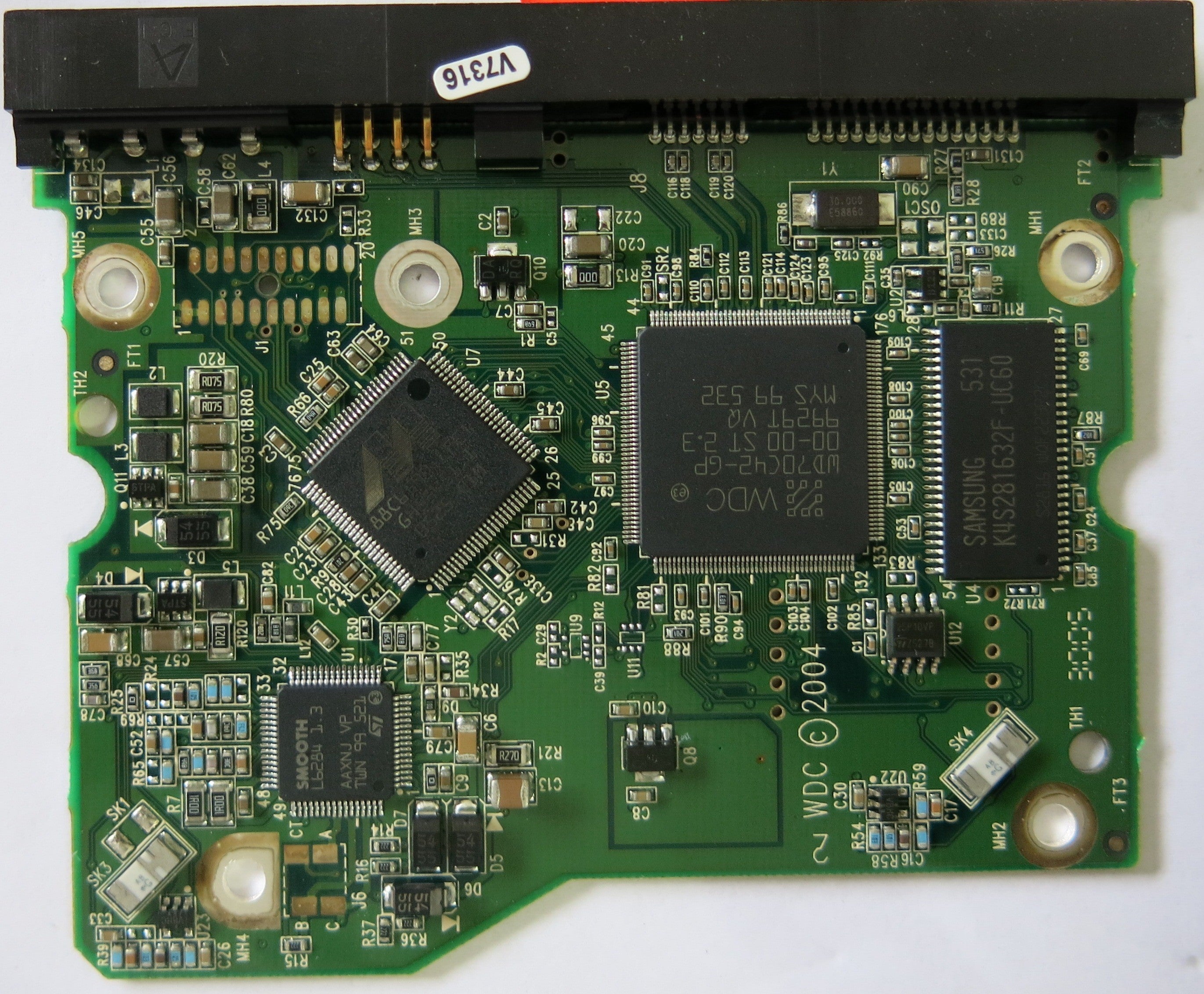 WD4000YR-01PLB0 2060-701310-004 REV A PCB