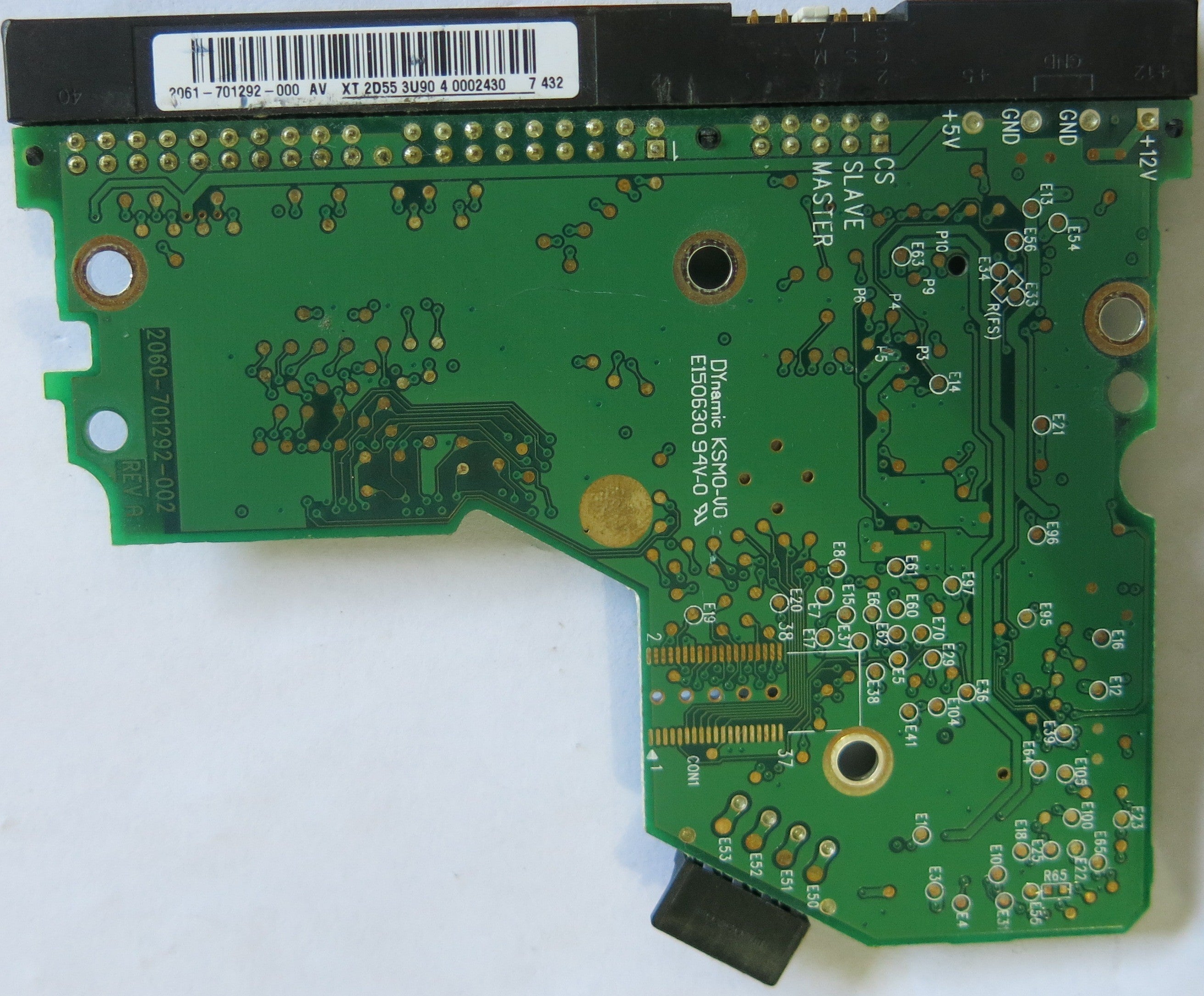 WD400BB-55JKC0 2060-701292-002 REV A PCB