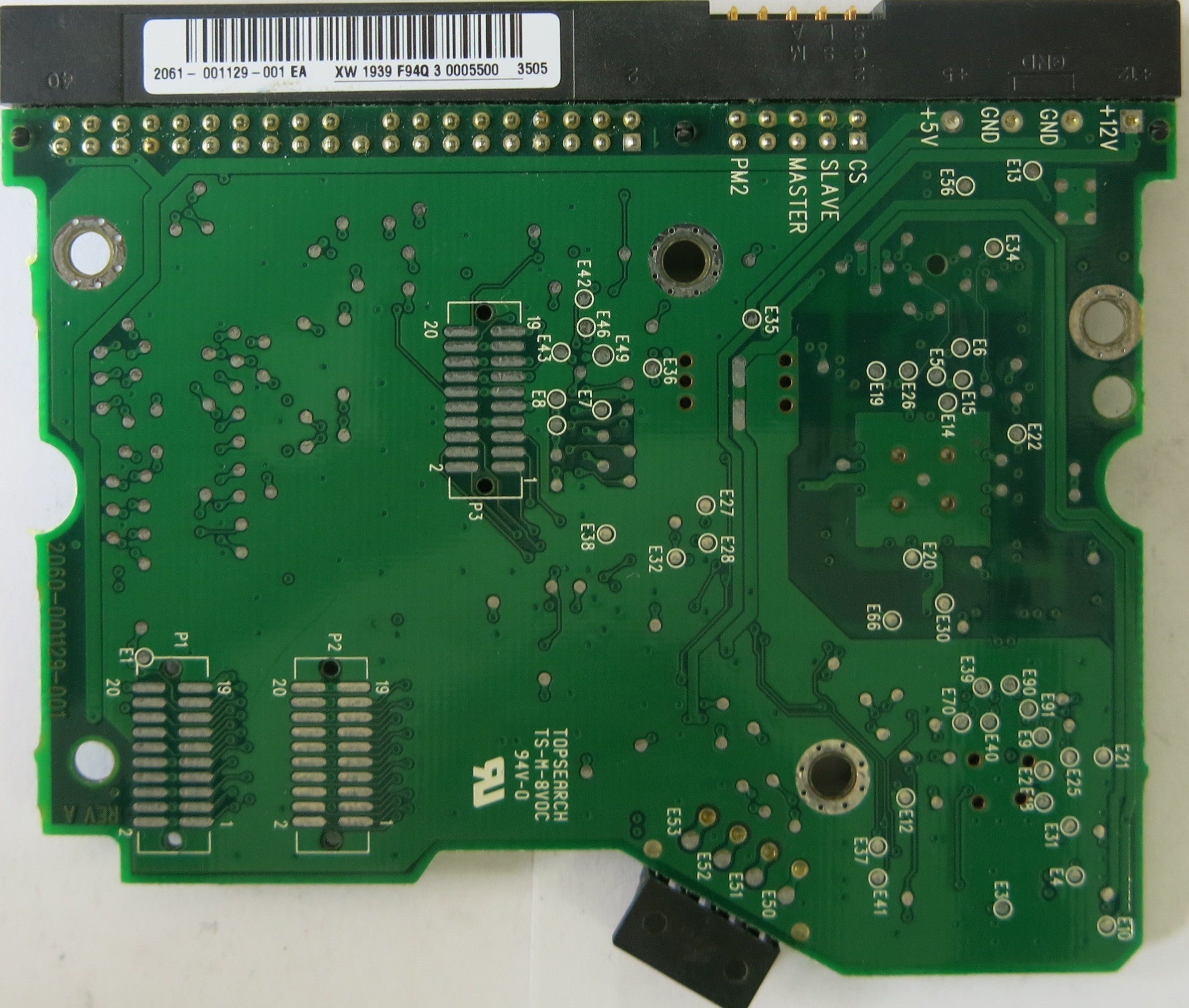 WD400BB-75DEA0 2060-001129-001 REV APCB