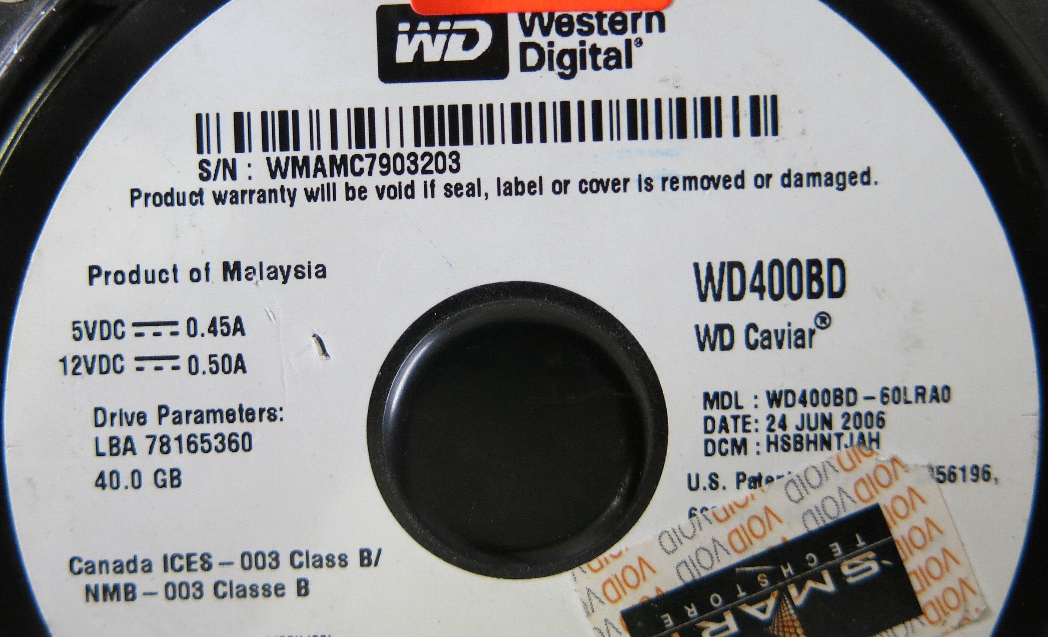 WD400BD-60LRA0 2060-701335-005 REV A PCB