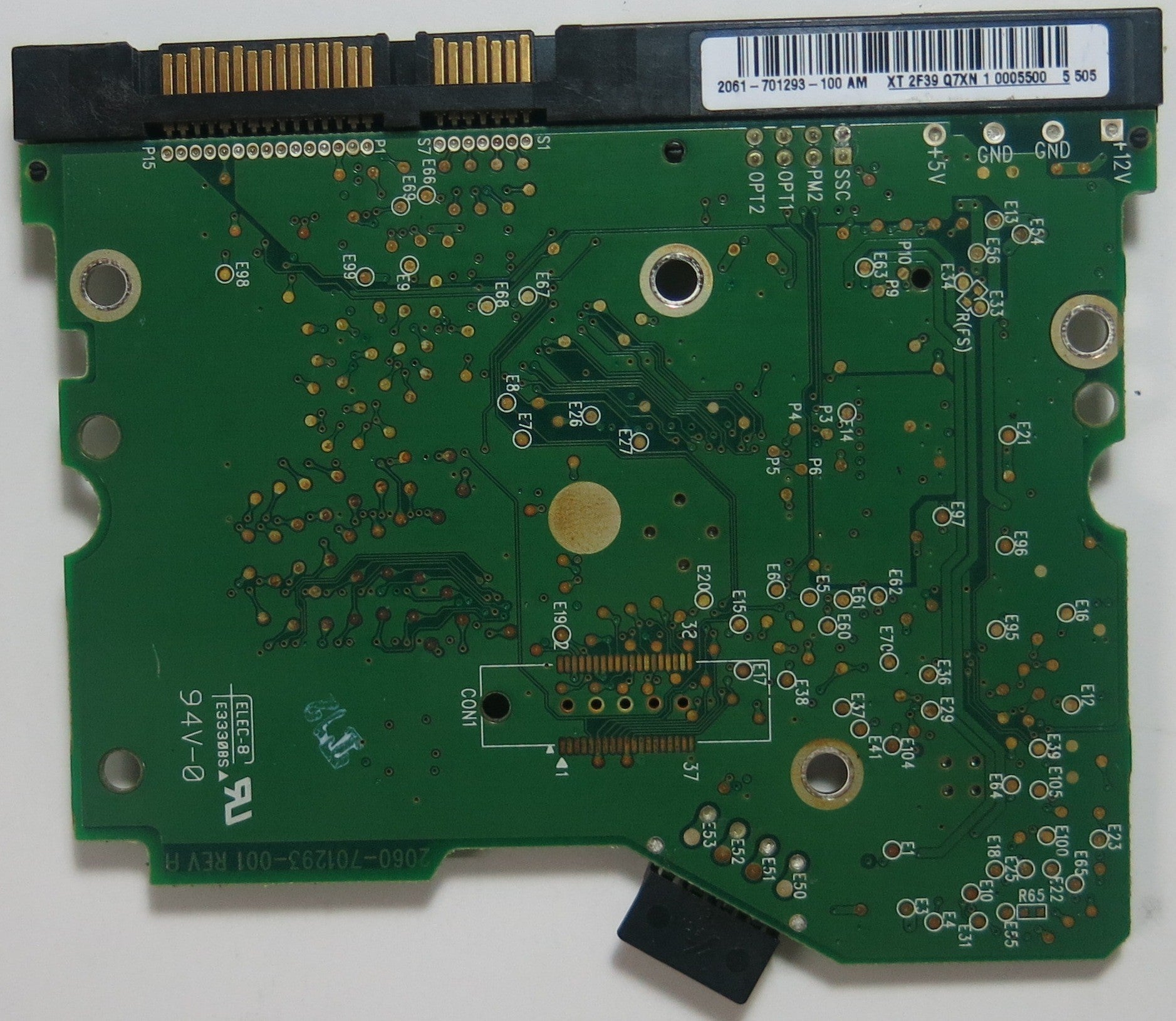 WD400BD-75JMC0, HSBHYT, 2060-701293-001 REV A PCB