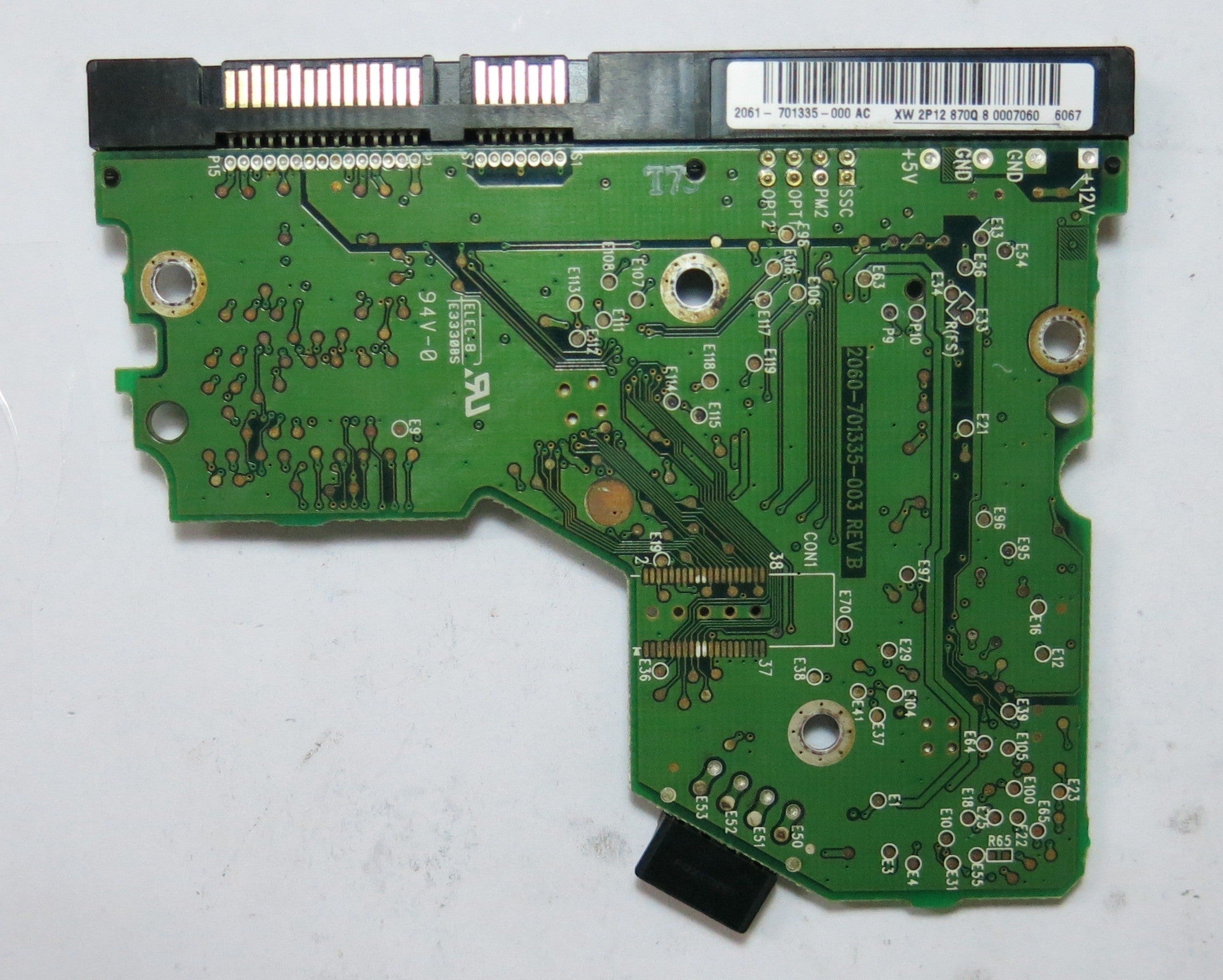 WD400BD-75LRA0 2060-701335-003 REV B PCB