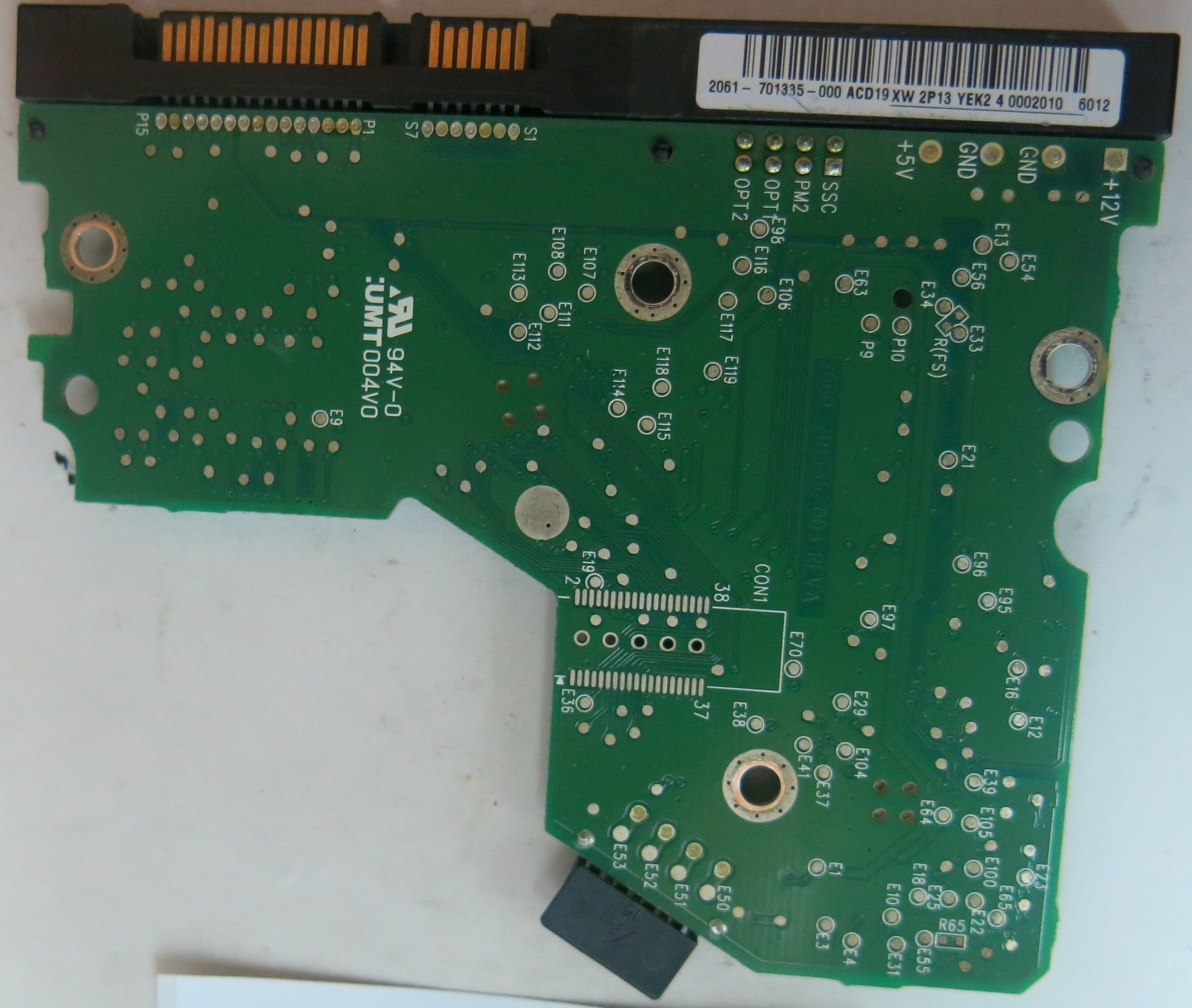 WD400BD-75LRA0, DCM HSBHCTJCH, 2060-701335-003 REV B PCB