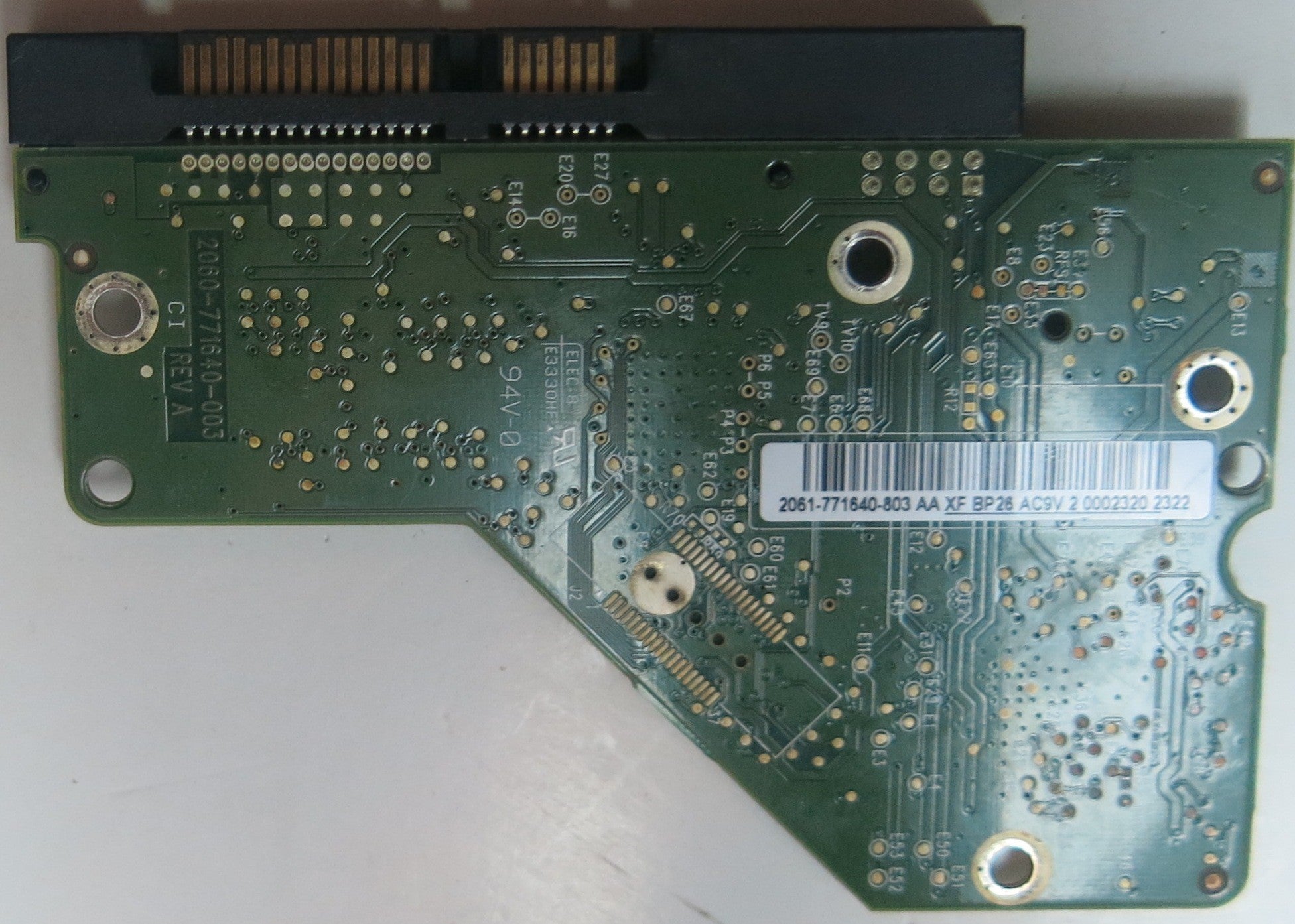 WD400BD-75LRA0, PN , DCM  HCCACTJCH, 2060-701335-003 REV A PCB