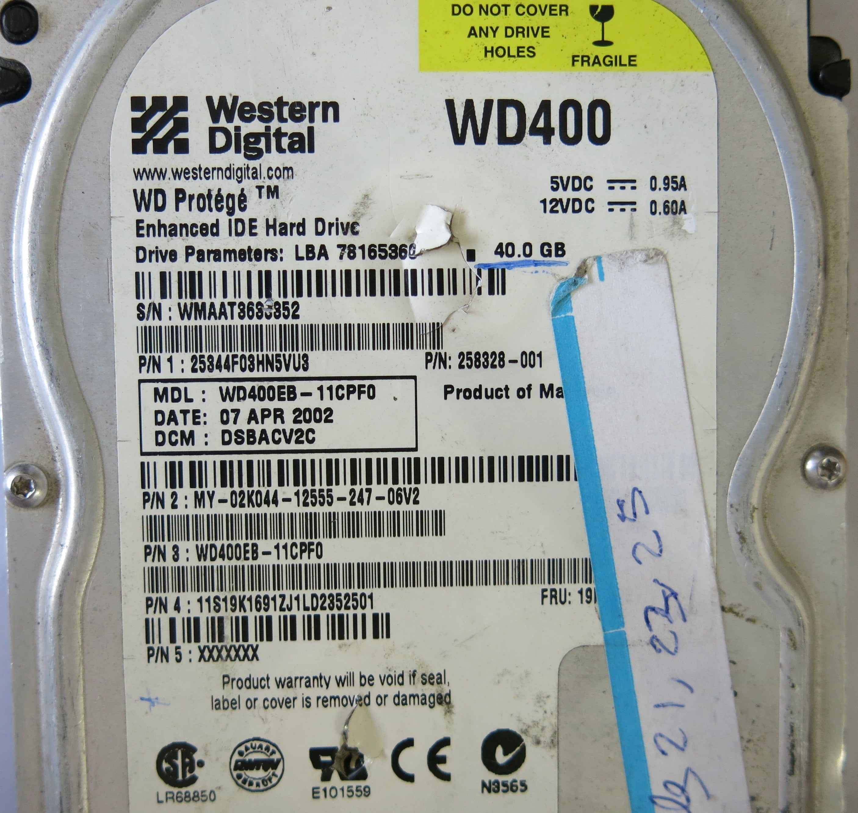 WD400EB-11CPF0 2060-001113-001 REV A PCB