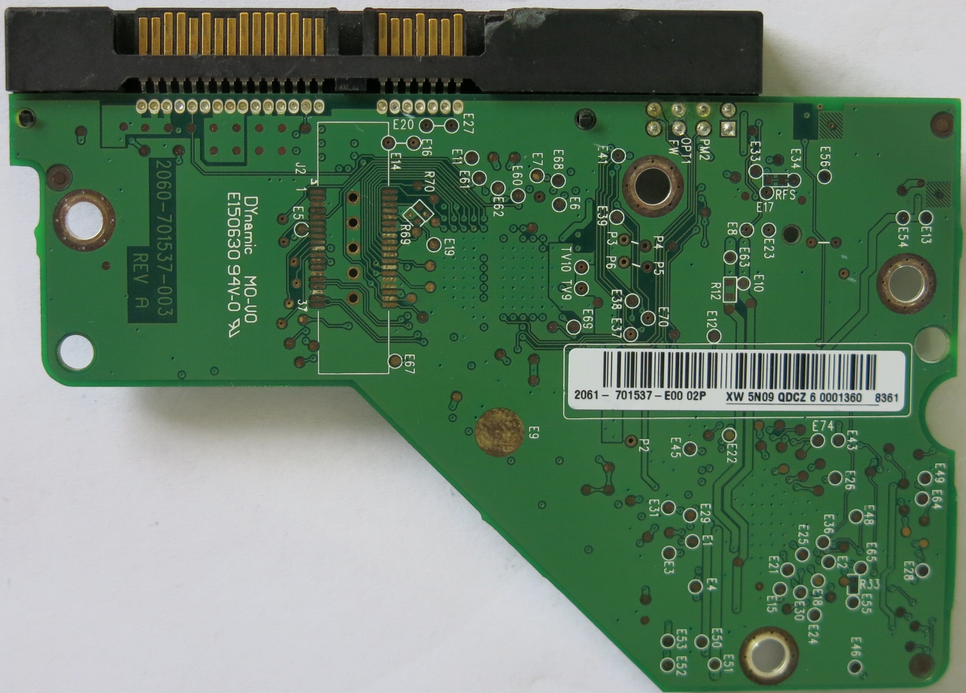 WD5000AAKS-00A7B0 2060-701537-003 REV A PCB