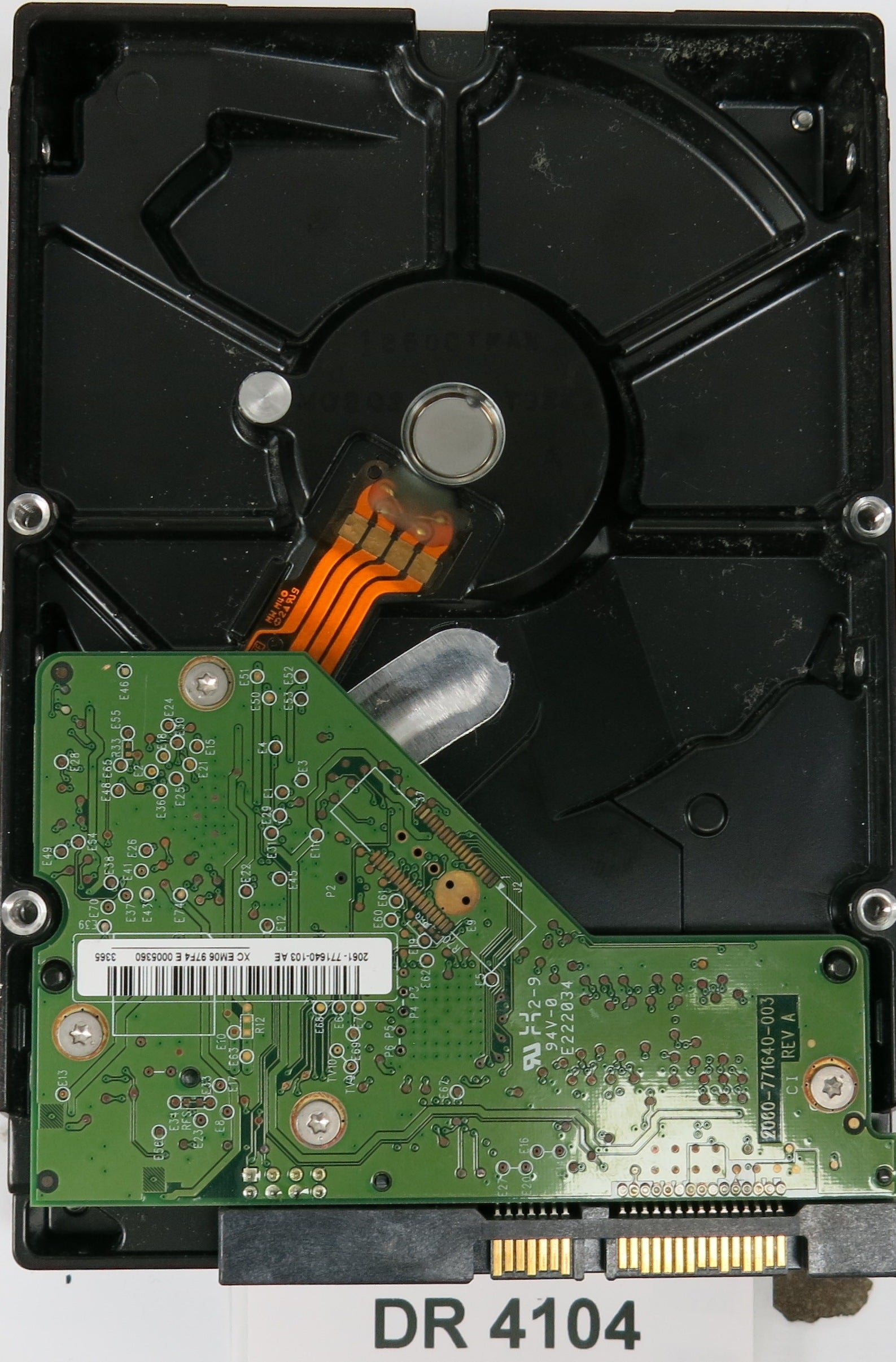 WD5000AAKX-60U6AA0, DCM: DHRNNT2MEB, Serial: WCC2EZ831017, 500GB 3.5, PCB 2060-771640-003 REV A
