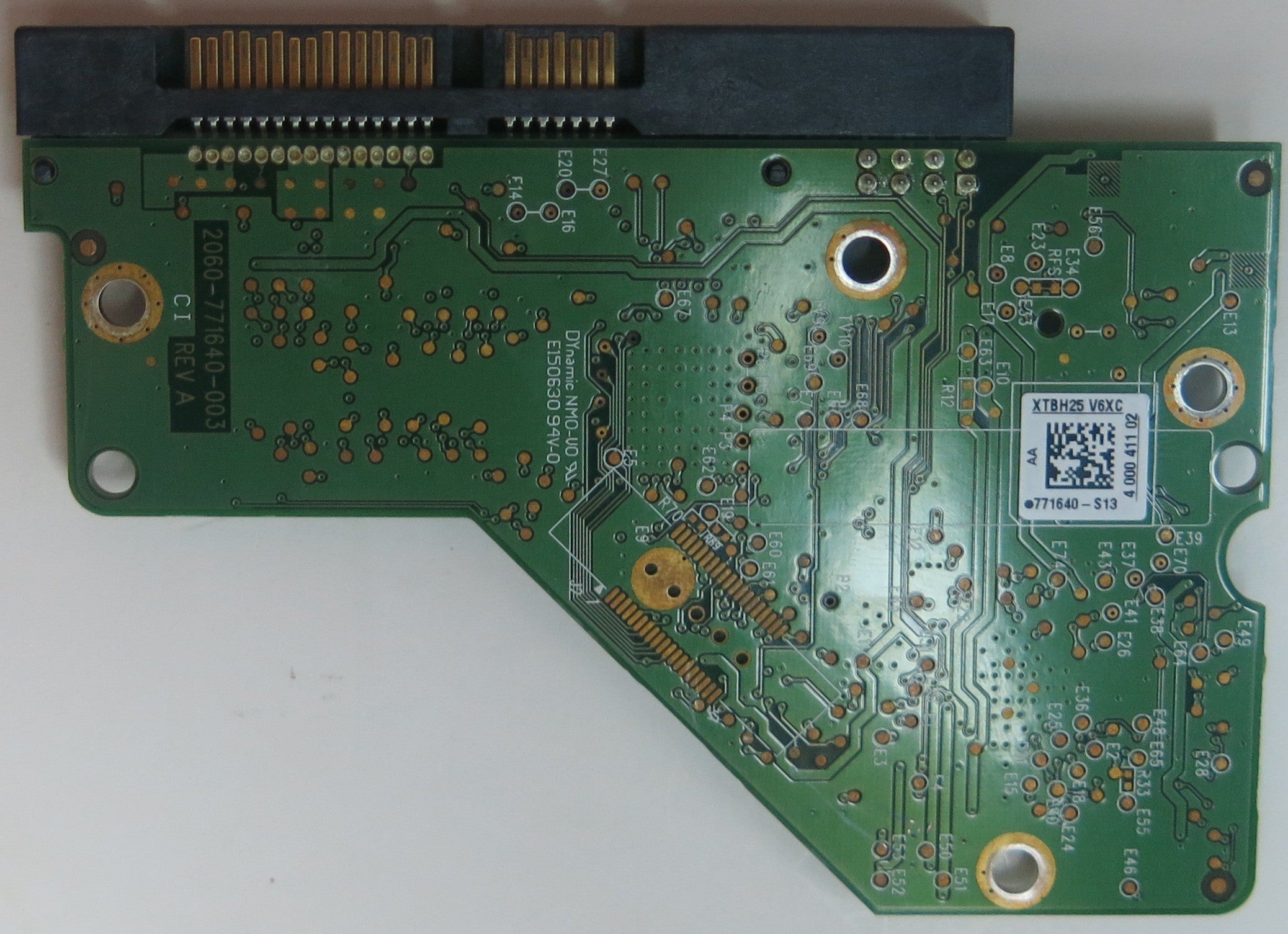 WD5000AAKX-753CA1, PN , DCM  DGNNHT2CGB, 2060-771640-003 REV A PCB