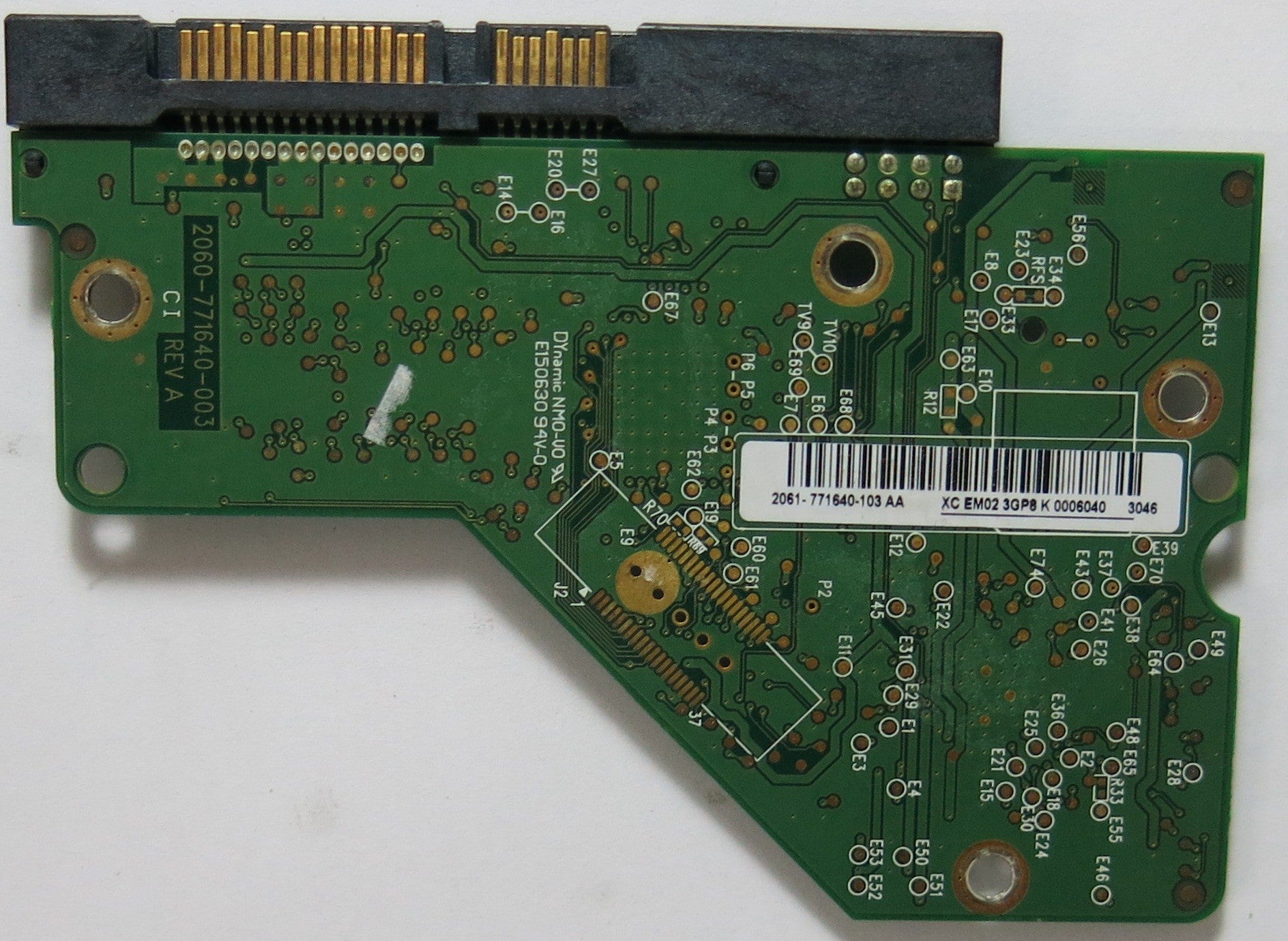 WD5000AAKX-75U6AA0,2060-771640-003 REV A PCB