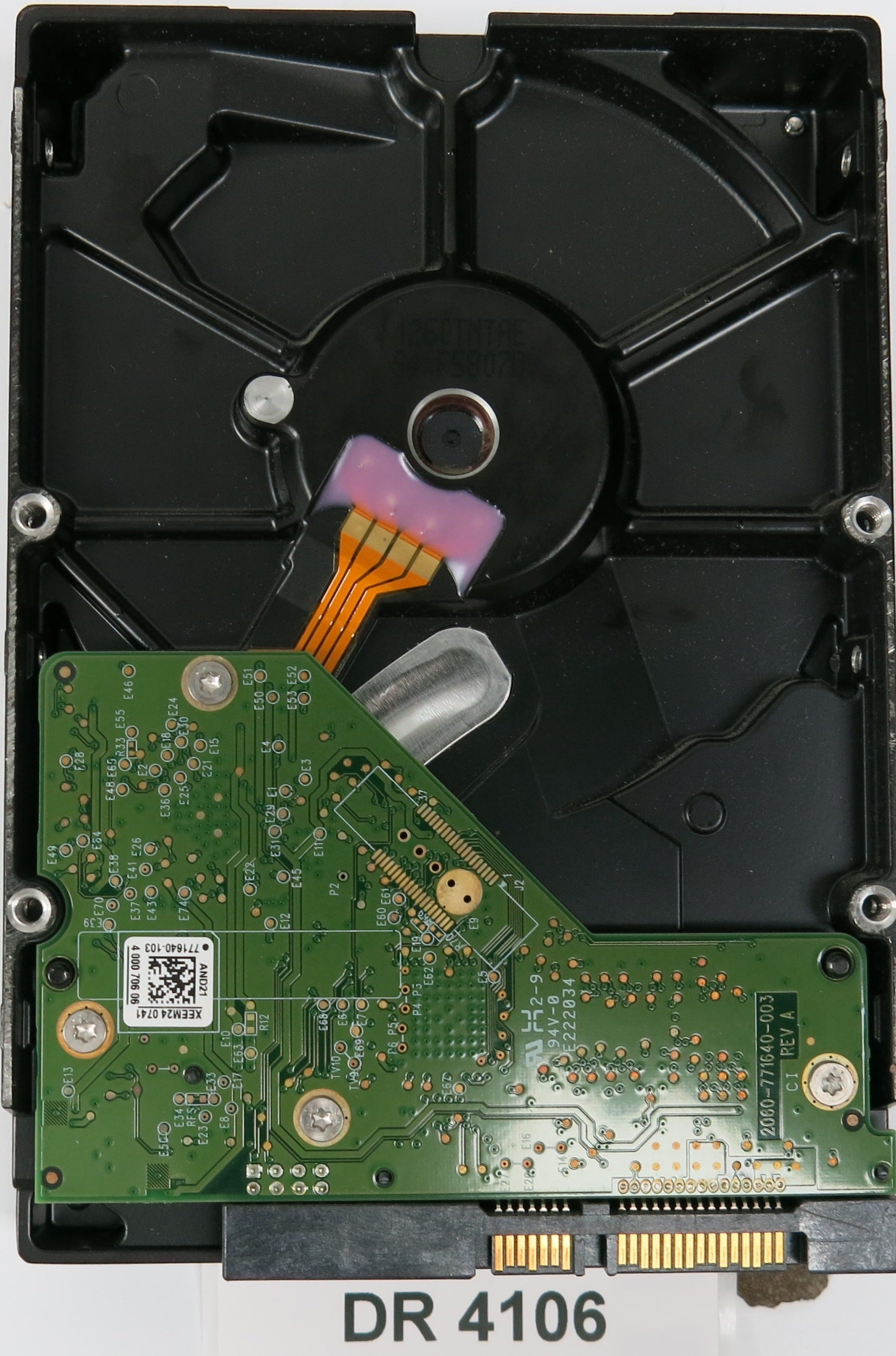 WD5000AAKX-75U6AA0, DCM: HANNHTJCHB, Serial: WCC2E7HRN9Z4, 500GB 3.5, PCB 2060-771640-003 REV A