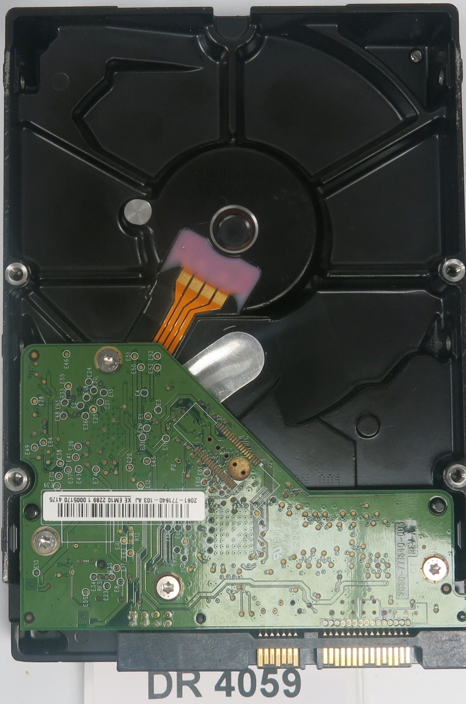 WD5000AAKX-75U6AA0, DCM: HBRNHTJAHB, Serial Number: WCC2ESN66275, 500GB 3.5, PCB 2060-771840-003 REV A