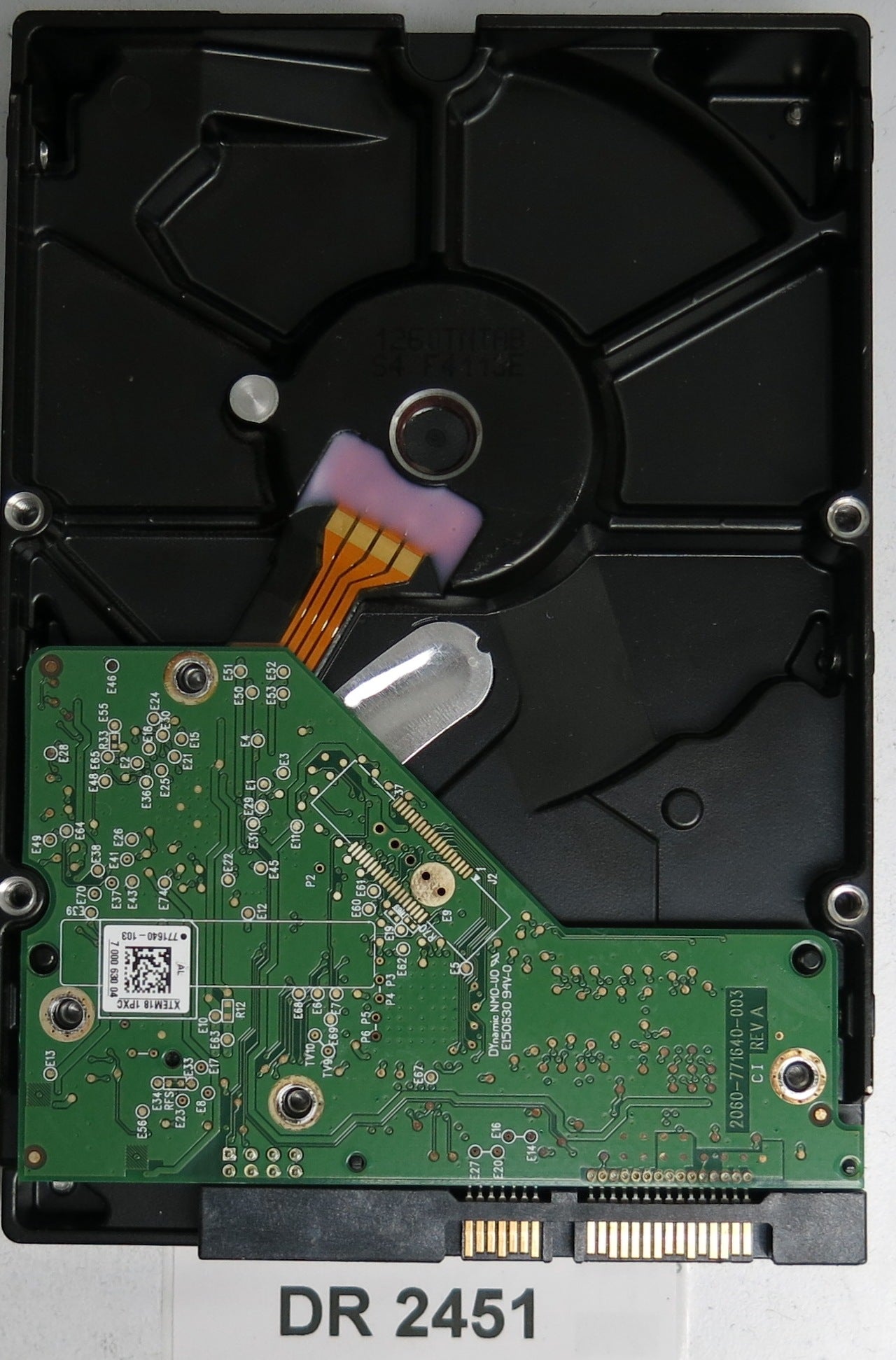 WD5000AAKX-75U6AA0, DCM HGNNHT2MHB, DCM HGNNHT2MHB, PCB 2060-771640-003 REV A