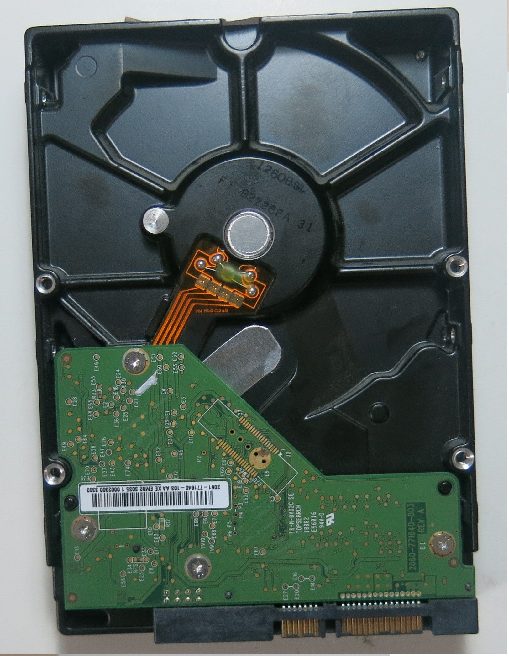 WD5000AAKX-75U6AA0 PN FW EHNNHT2CGB 500GB