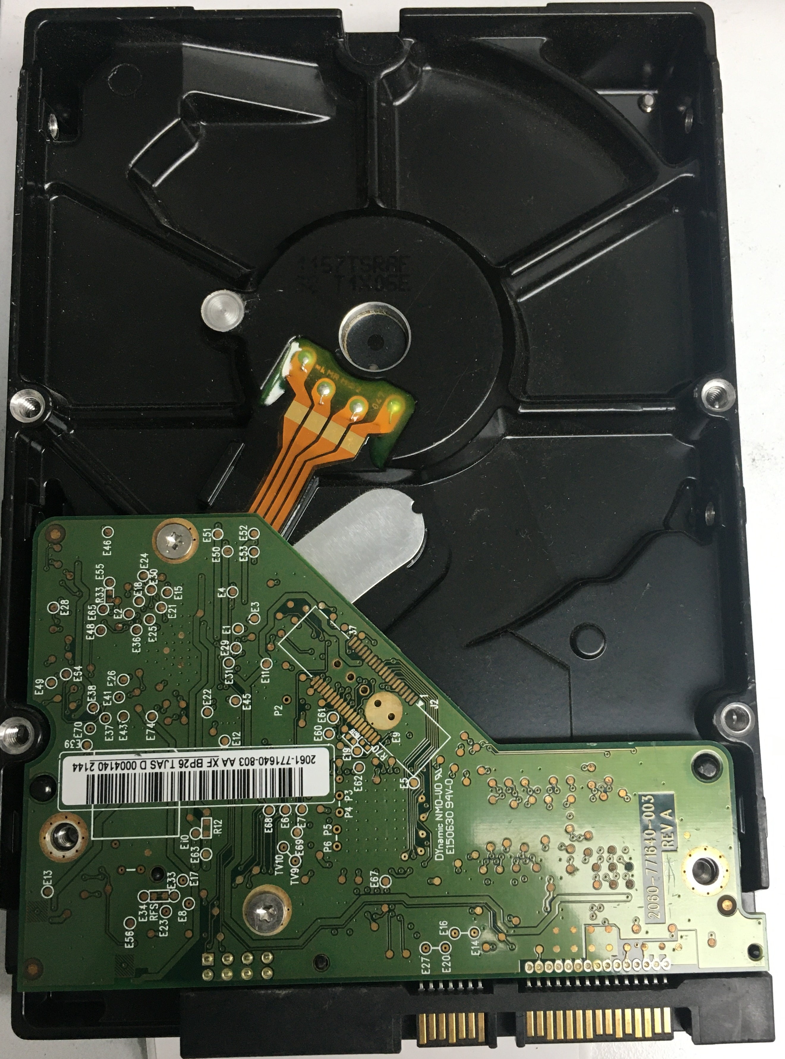 WD5000AVDS-63U7B1, DCM HHRNHT2AGN, 500GB 3.5, PCB 2060-771640-003 REV A