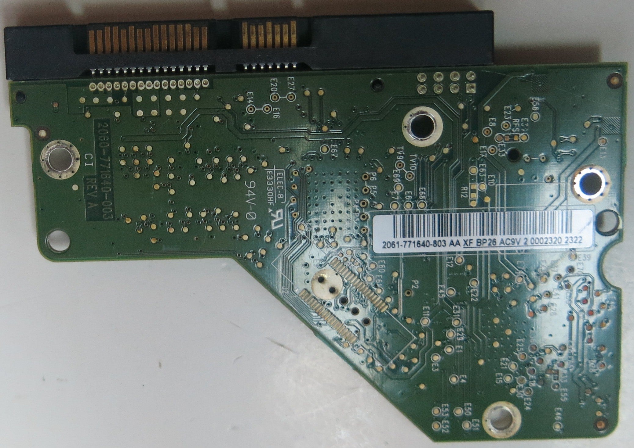 WD5000AVDS-63U7B1, PN , DCM  HGRNHT2CHB, 2060-771640-003 REV A PCB