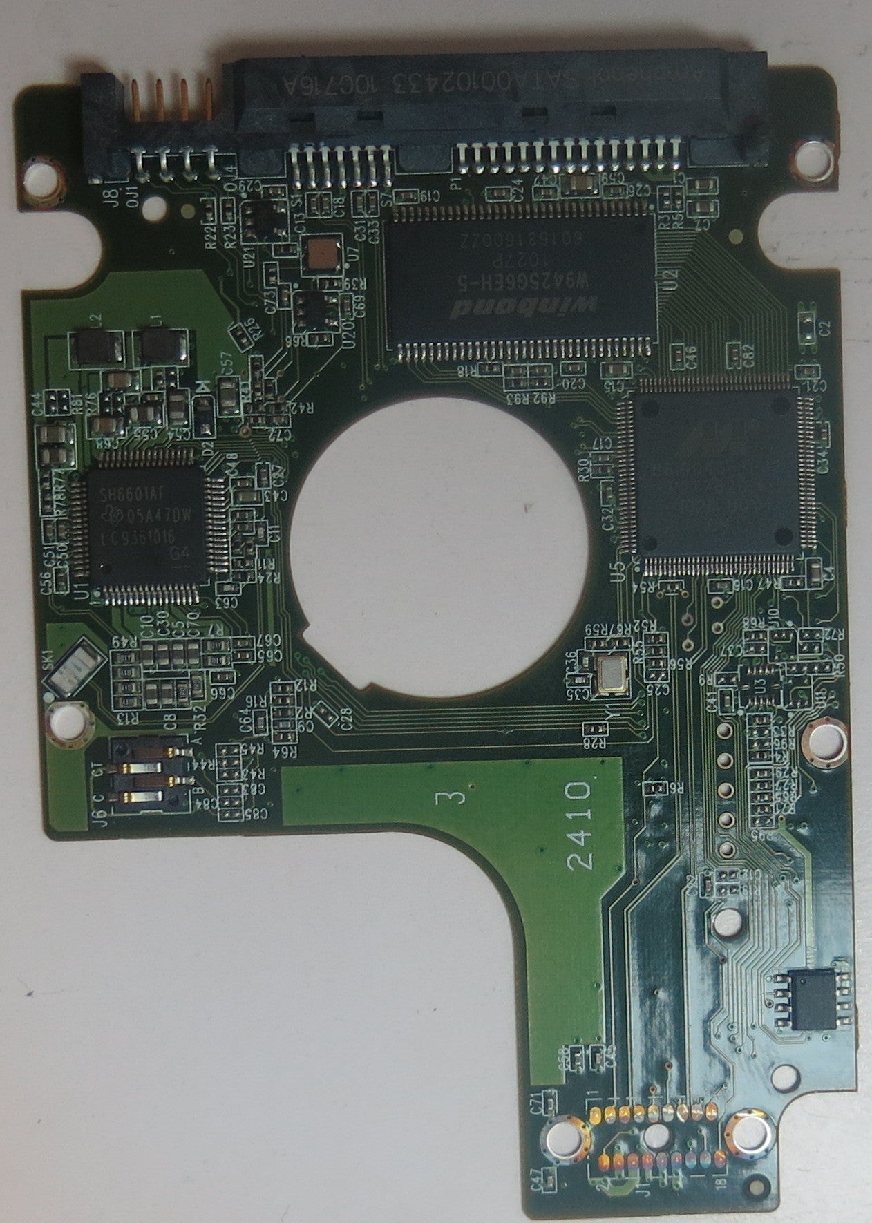 WD5000BEKT-60KA9T0 DCM HANTJABB 2060-771714-002 REV P1 PCB