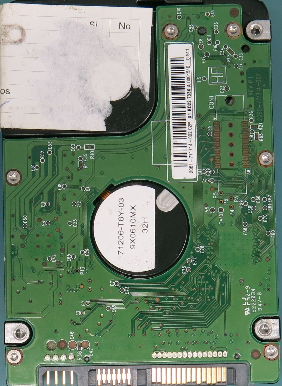 WD5000BEKT-60KA9T0, DCM HBCTJABB, 500GB 2.5