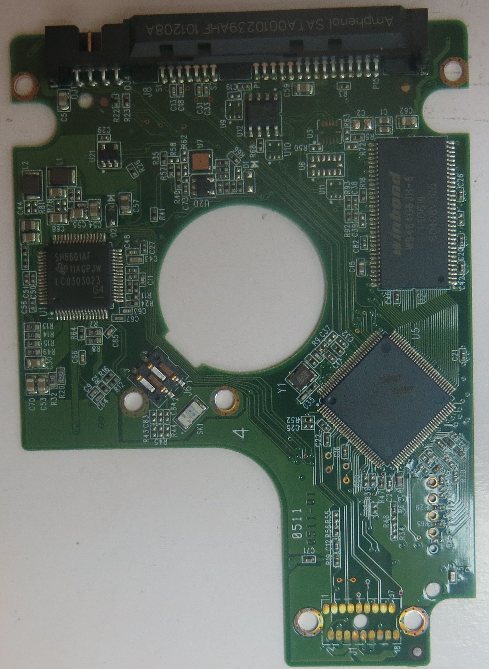 WD5000BEVT-22A0RT0 DCM HBOT2BB 2060-771672-004 REV A PCB