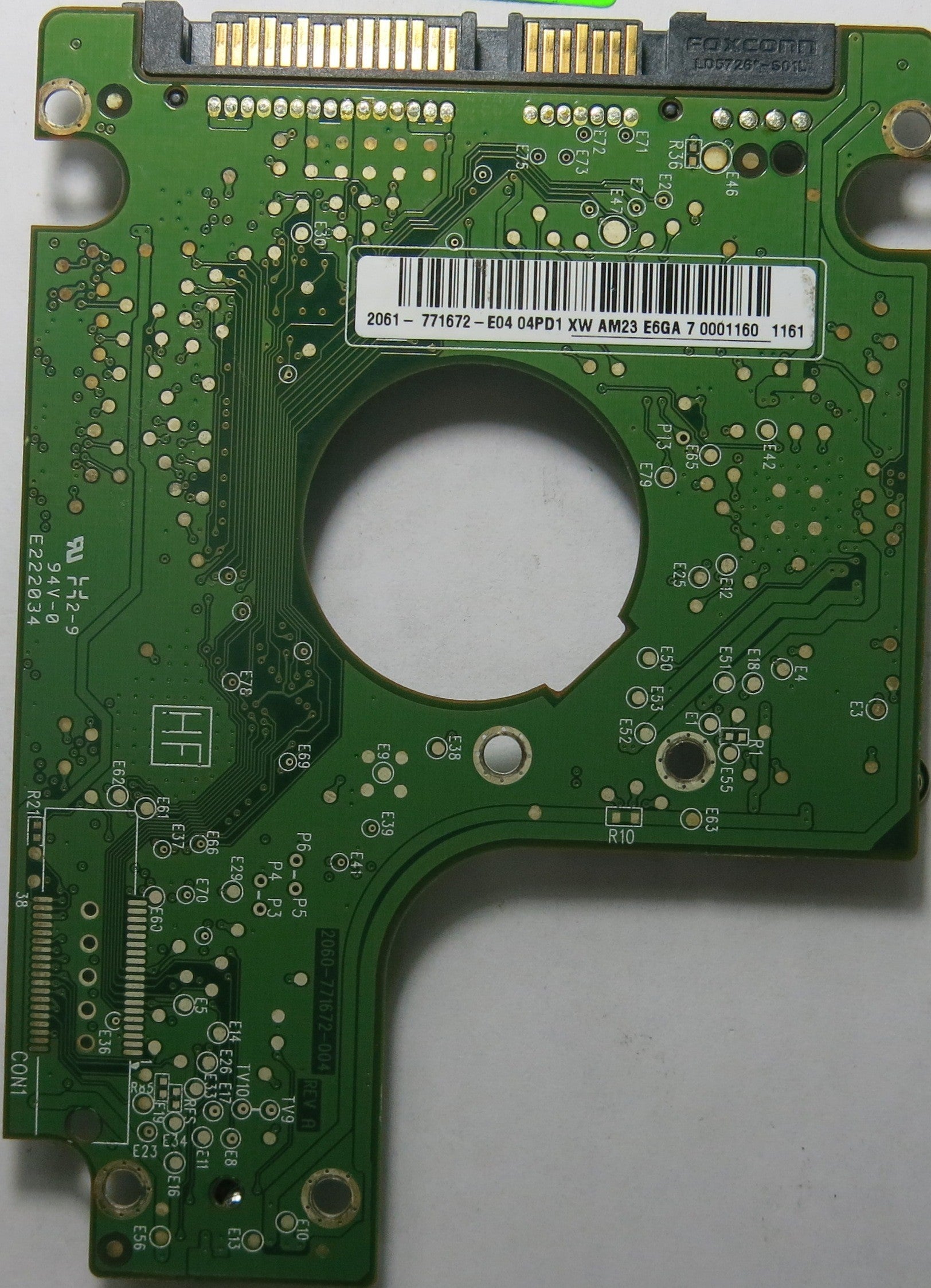 WD5000BEVT-26A0RT0 2060-771672-004 REV A PCB