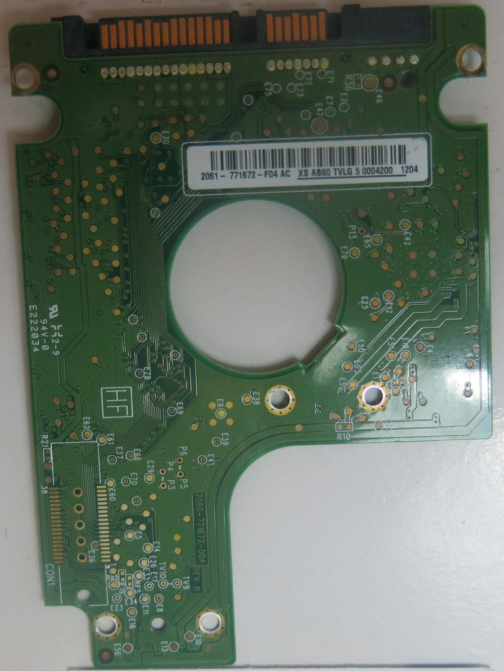 WD5000BEVT-55A0RT0 DCM HBNTJHB 2060-771672-004 REV A PCB