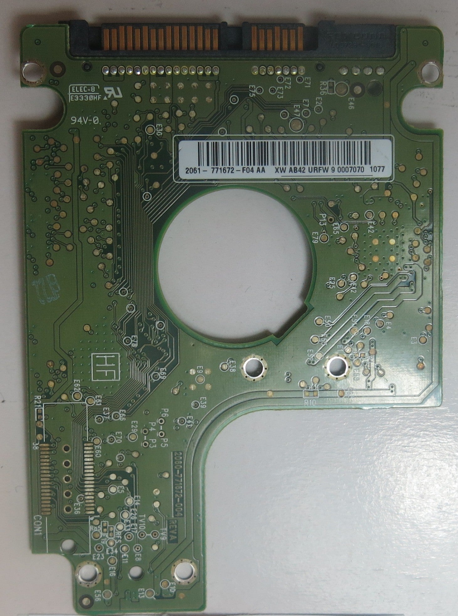 WD5000BEVT-60A0RT0 DCM HBNTJBB 2060-771672-004 REV A PCB