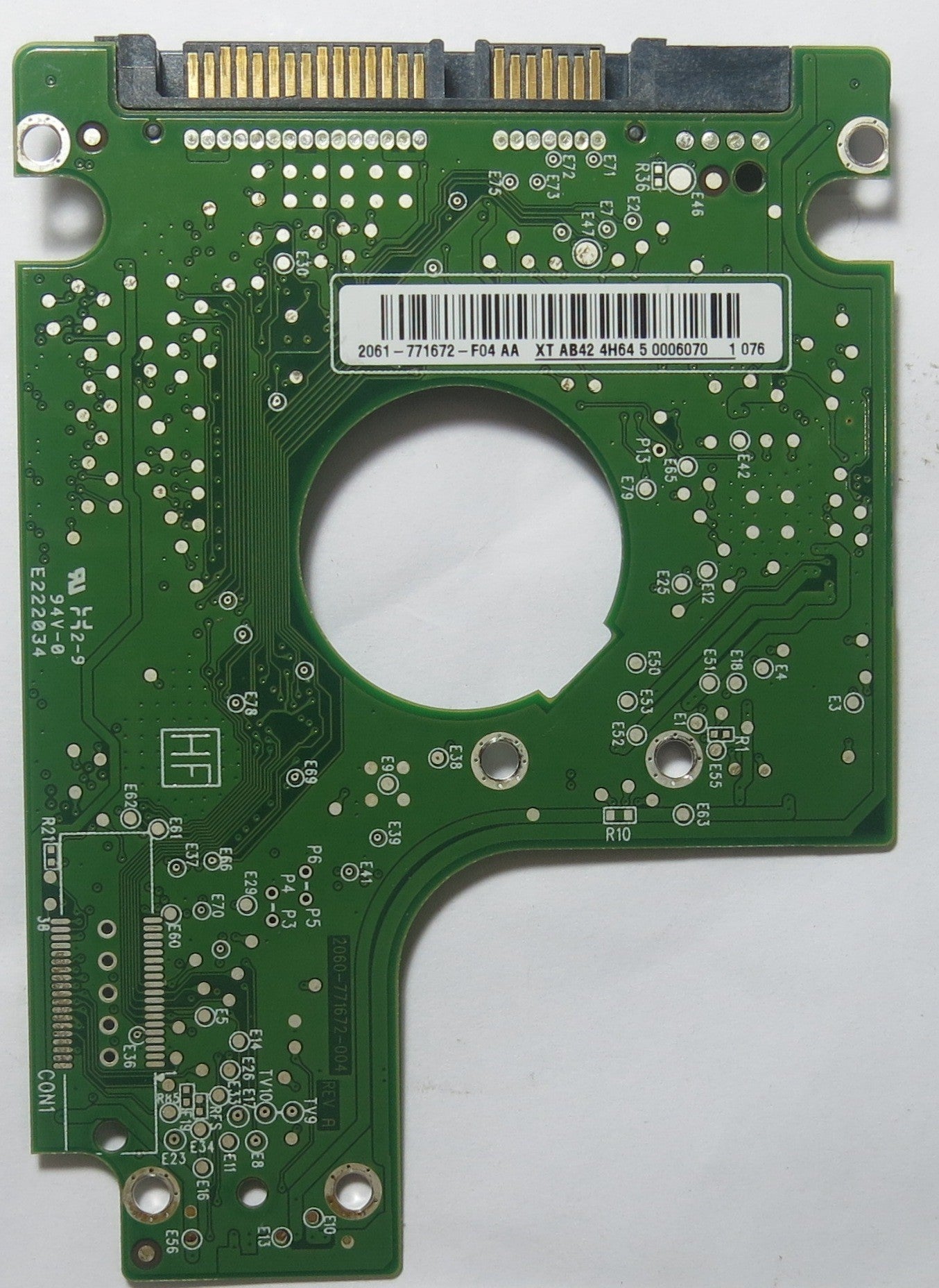 WD5000BEVT-60A0RT0 DCM HHNTJBB 2060-771672-004 REV A PCB