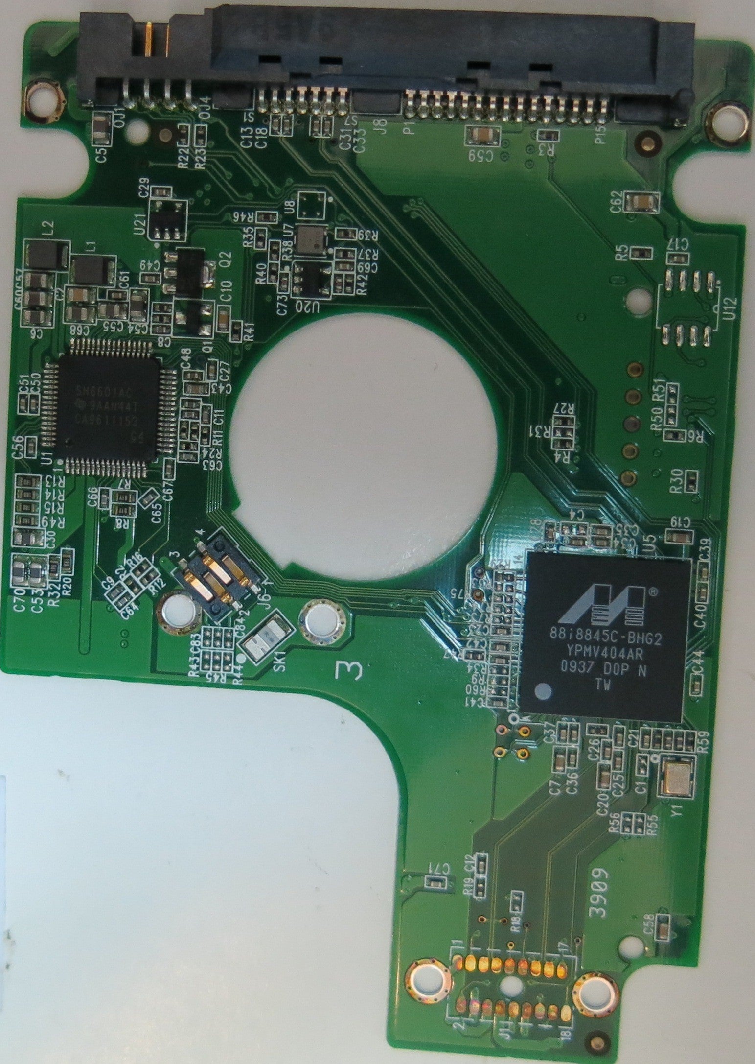 WD5000BEVT-75ZAT0, DCM  HBCVJBBB, 2060-701572-002 REV A PCB