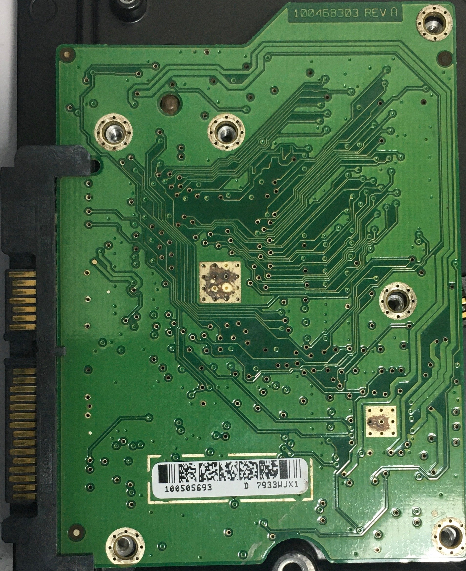 ST3250310AS,  Serial:9RY3JJ8A,  250GB 3.5,  PCB:100468303- REV A