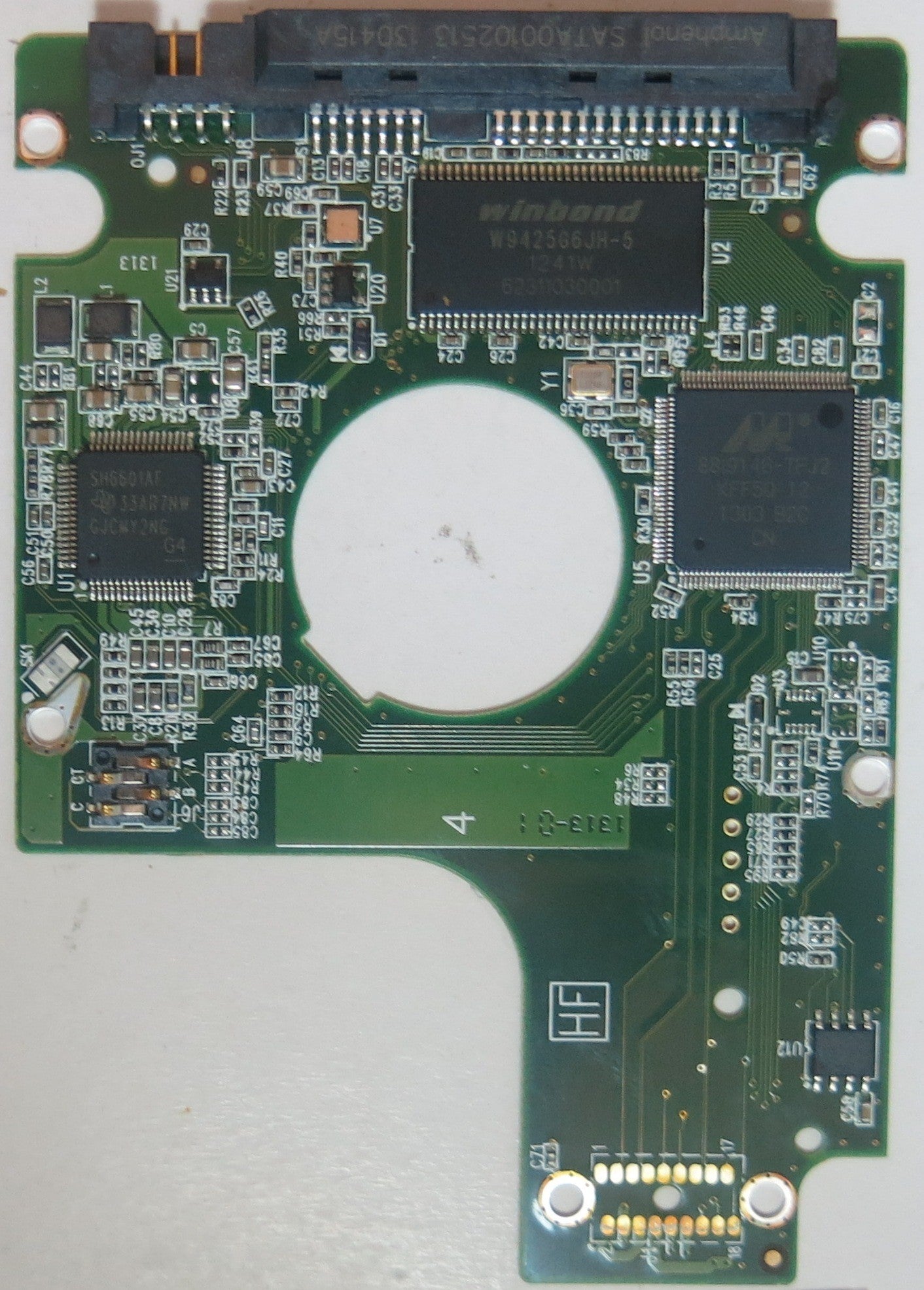 WD5000BPKT-00PK4T0 DCM HHOTJAB, 2060-771629-006 REV A PCB