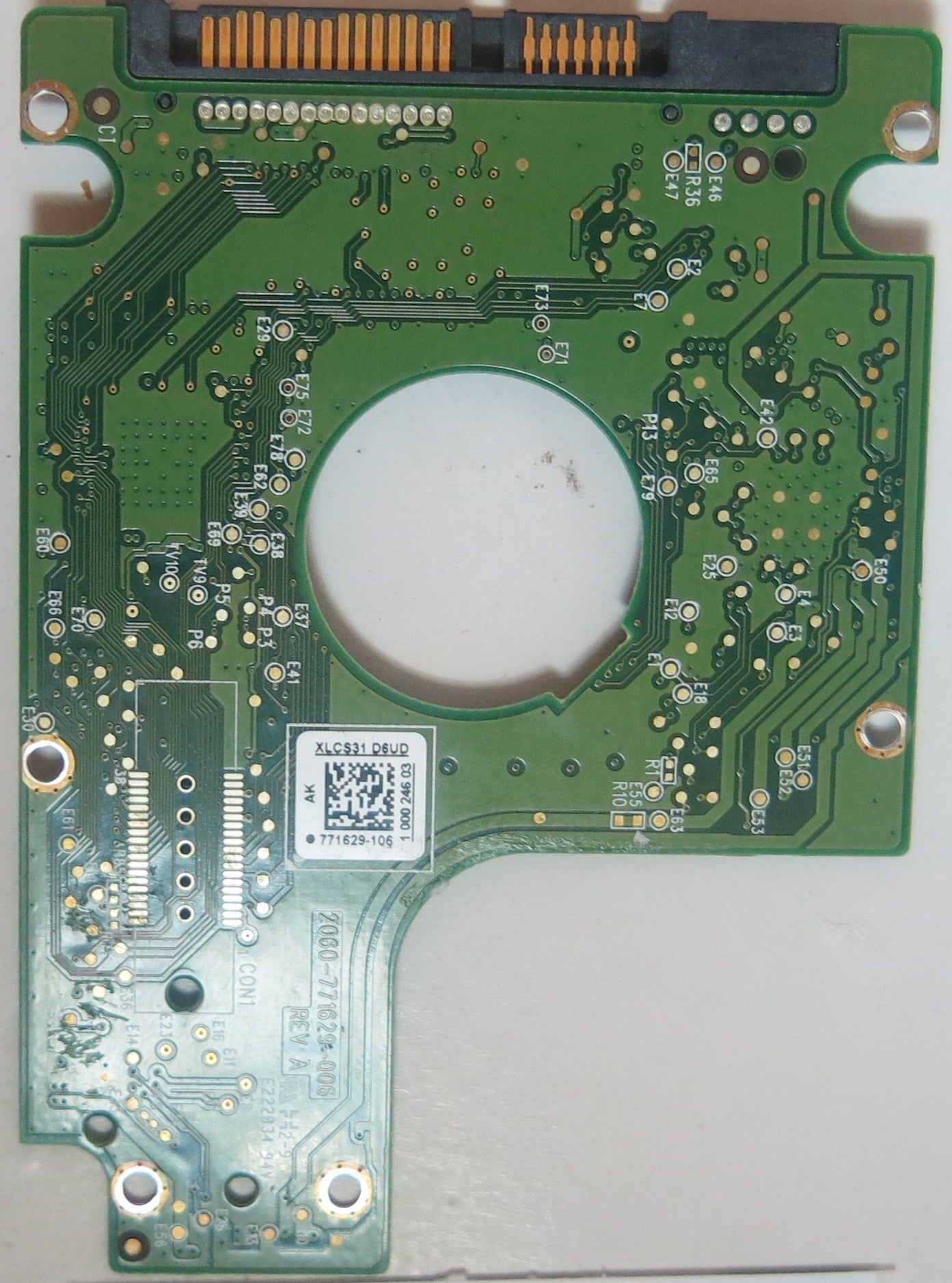 WD5000BPKT-00PK4T0 DCM HHOTJAB, 2060-771629-006 REV A PCB