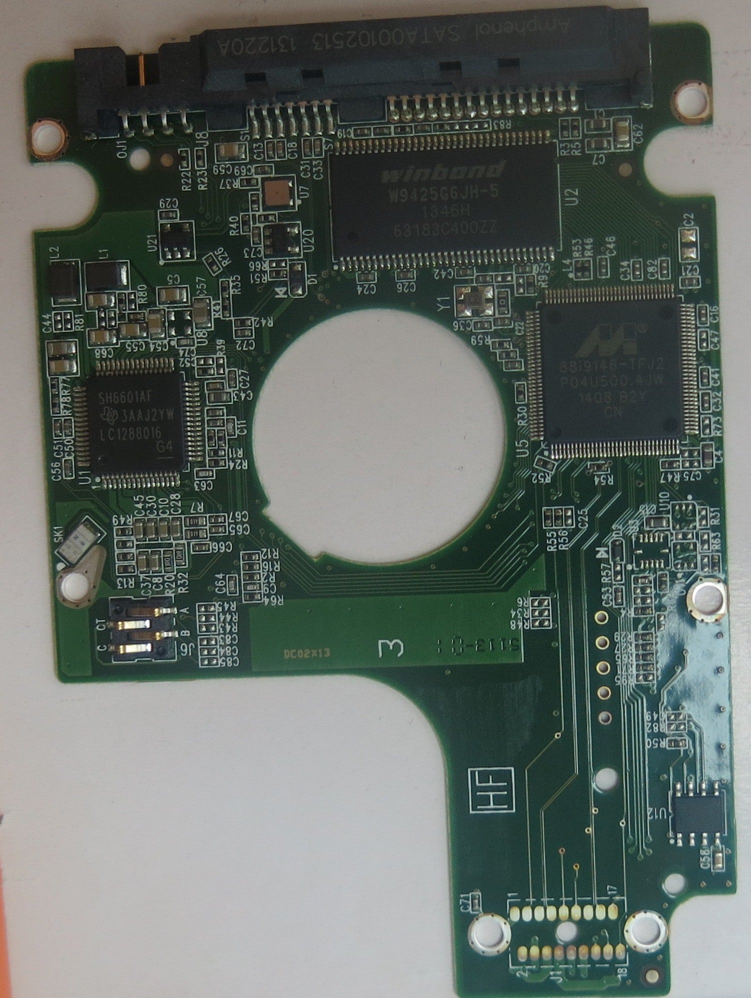 WD5000BPKX-75HPJT0 DCM HA0TJAB 2060-771629-006 REV A PCB