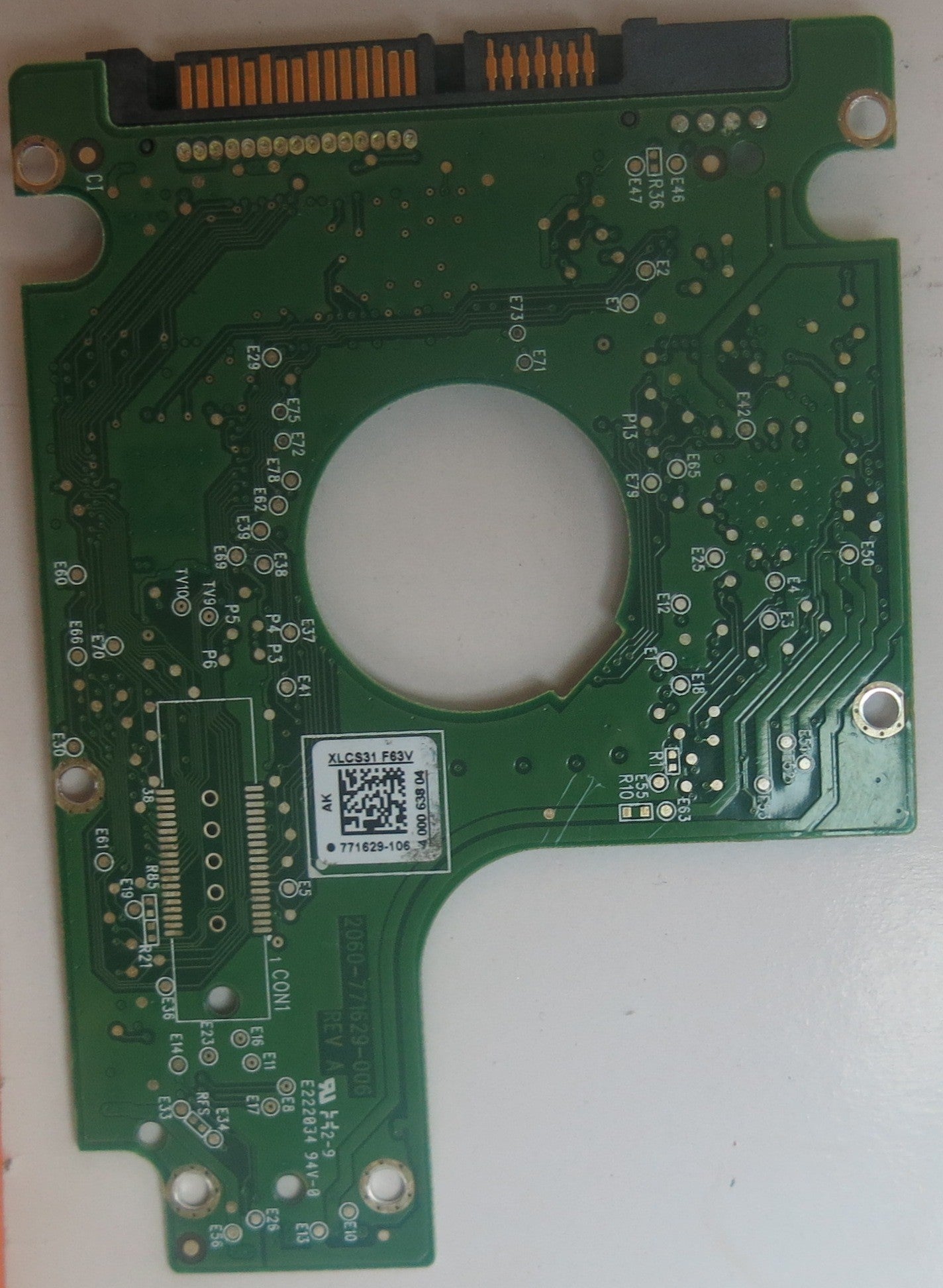 WD5000BPKX-75HPJT0 DCM HA0TJAB 2060-771629-006 REV A PCB