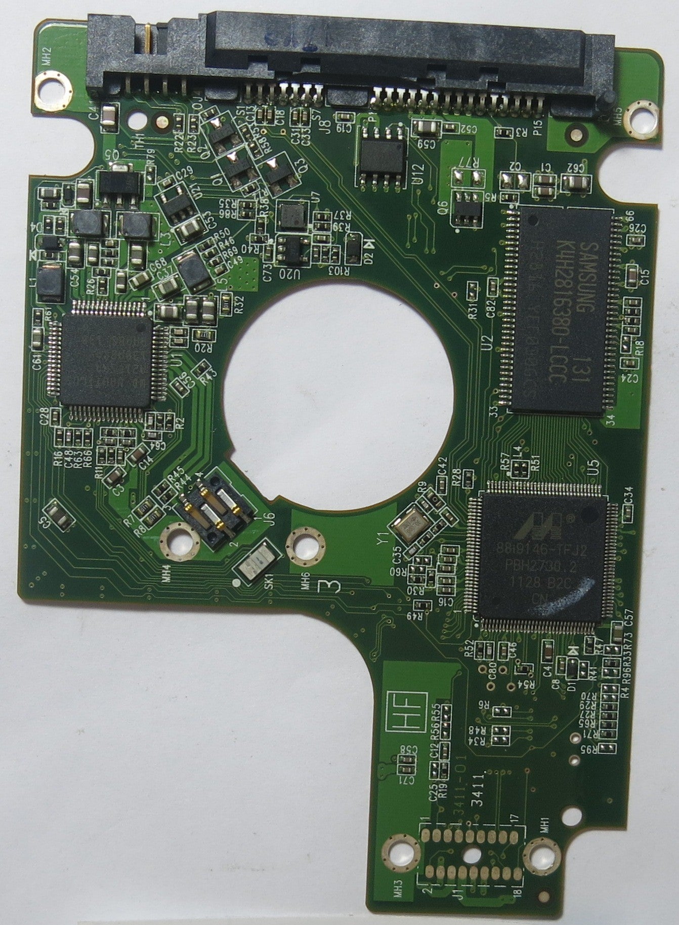 WD5000BPVT-00HXZT3 DCM HBOT2BN 2060-771820-000 REV A PCB