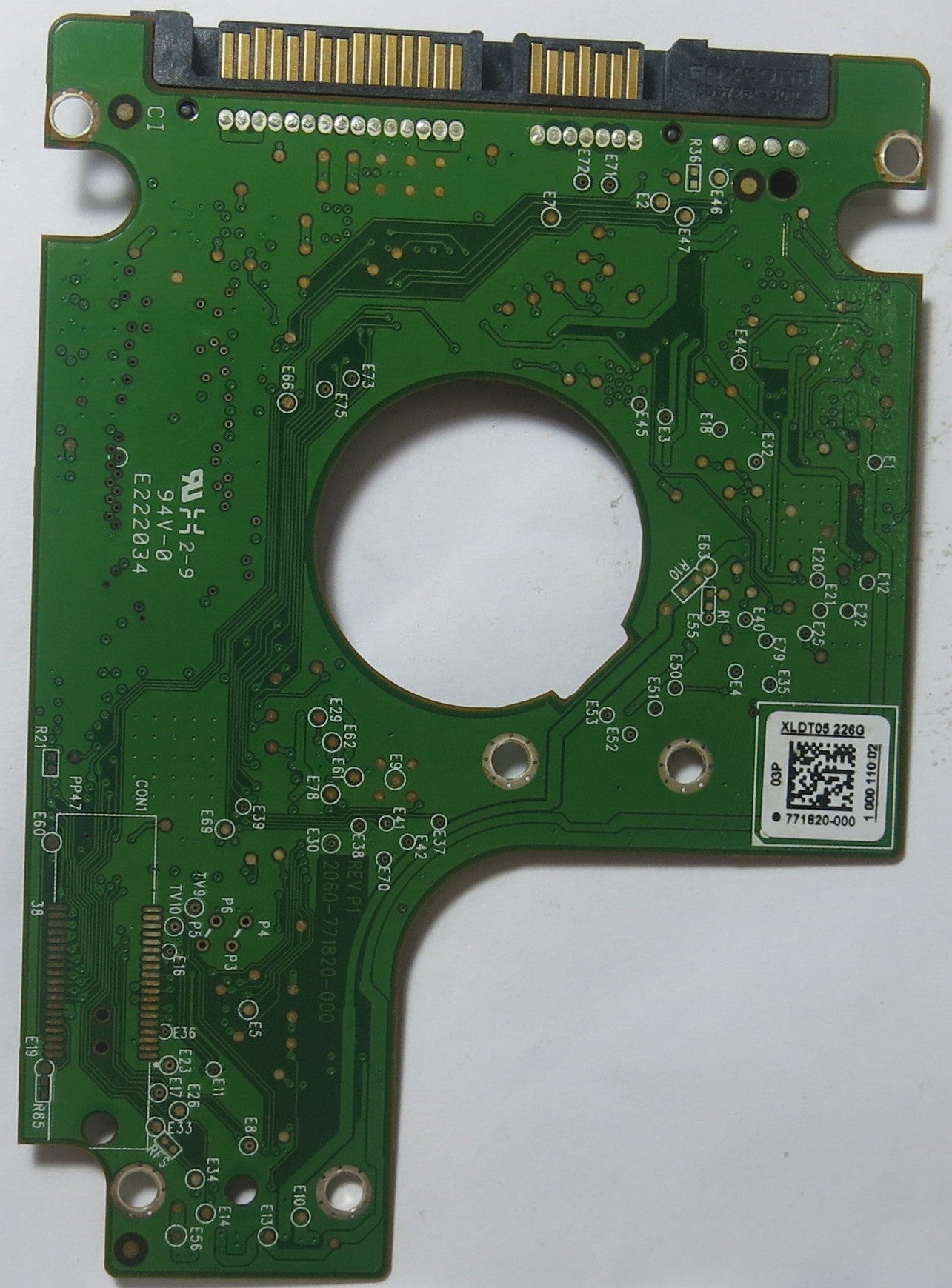 WD5000BPVT-00HXZT3 DCM HBOT2BN 2060-771820-000 REV A PCB
