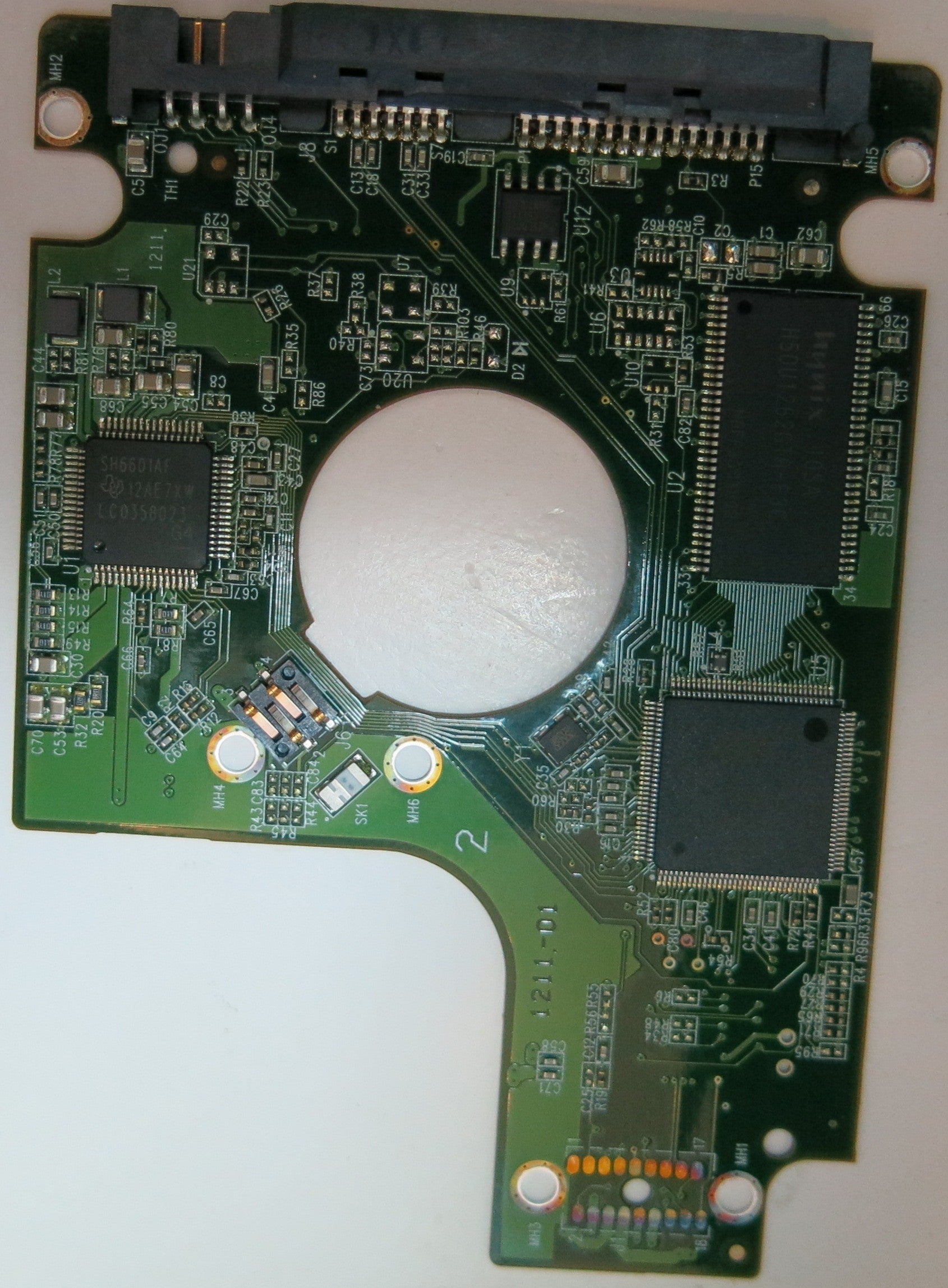 WD5000BPVT-22HXZT1, DCM DA0TJHB, 2060-771692-005 REV A PCB