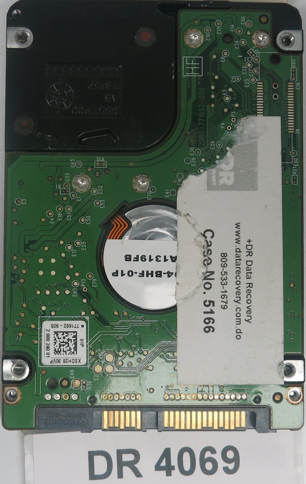 WD5000BPVT-22HXZT1, DCM: EA0TJAB, Serial Number: WXG1E21C6124, 500GB 2.5, PCB 2060-771692-005 REV A